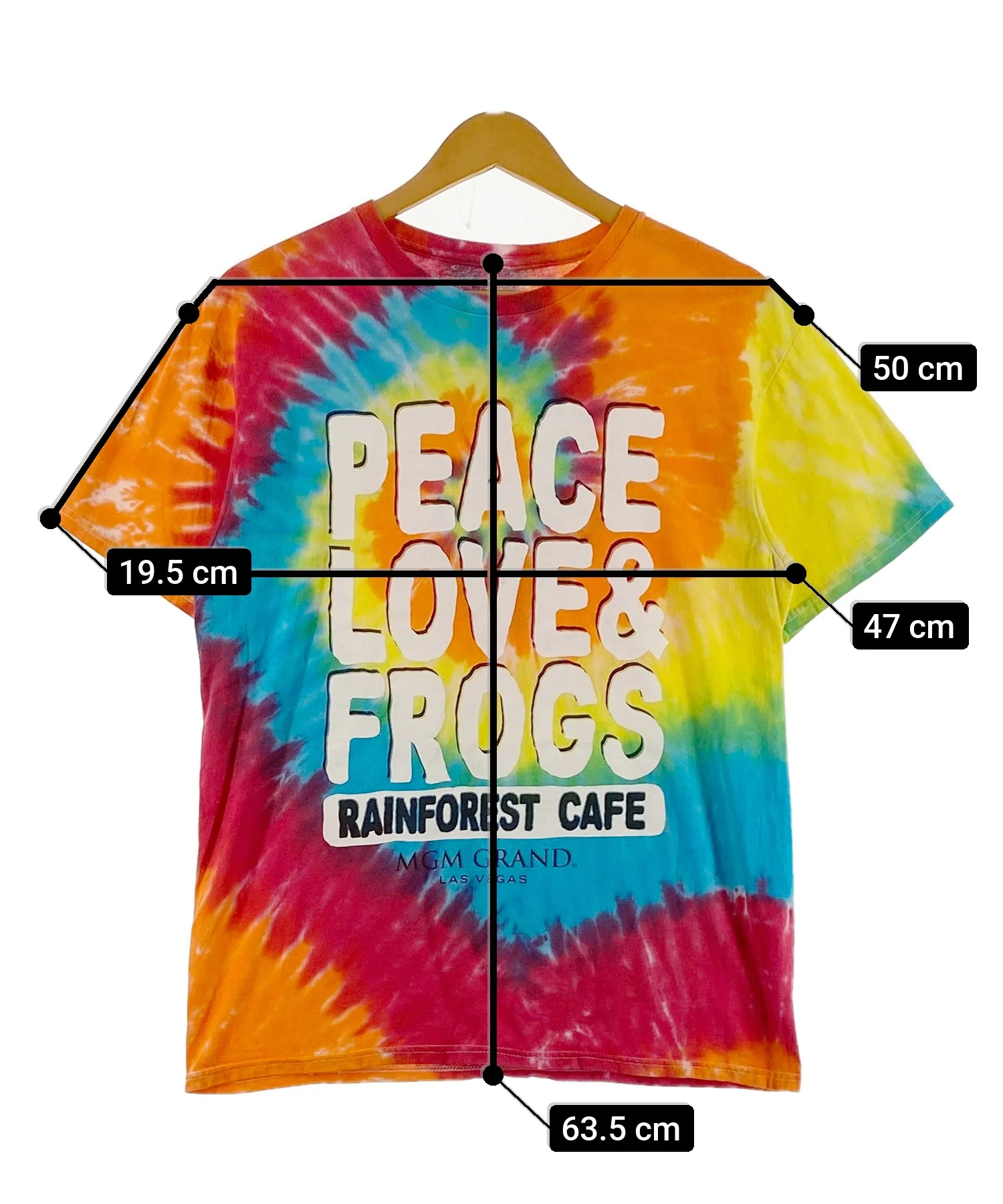 Rainforest Cafe タイダイTシャツ - Image 6