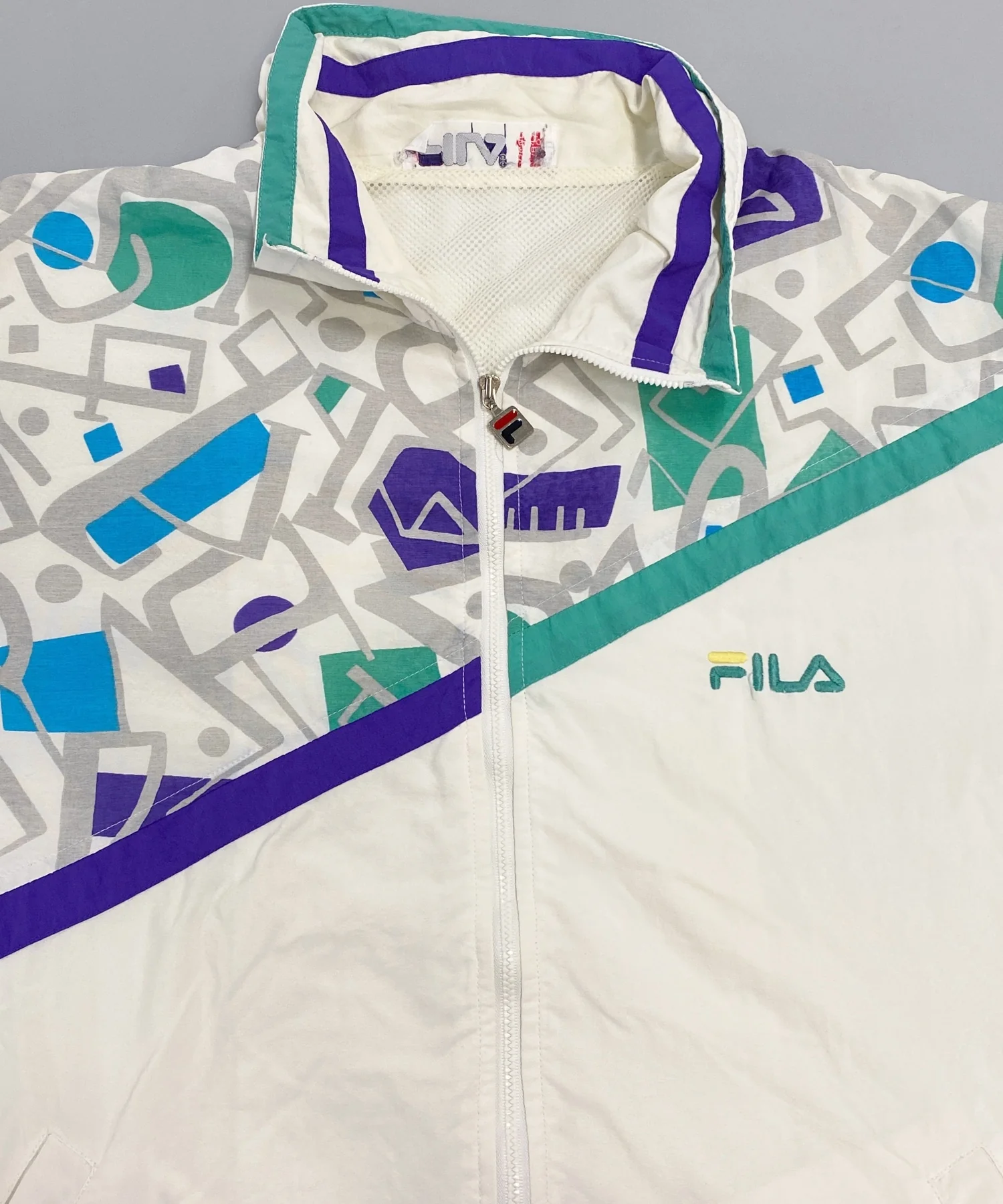 FILA ブランドナイロンジャケット - Image 4