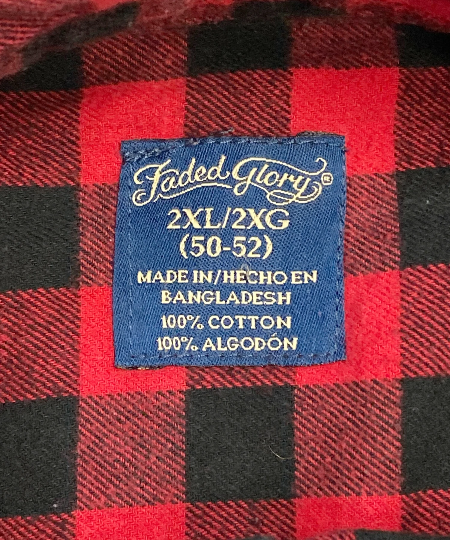 FADED GLORY ネルシャツ - Image 3