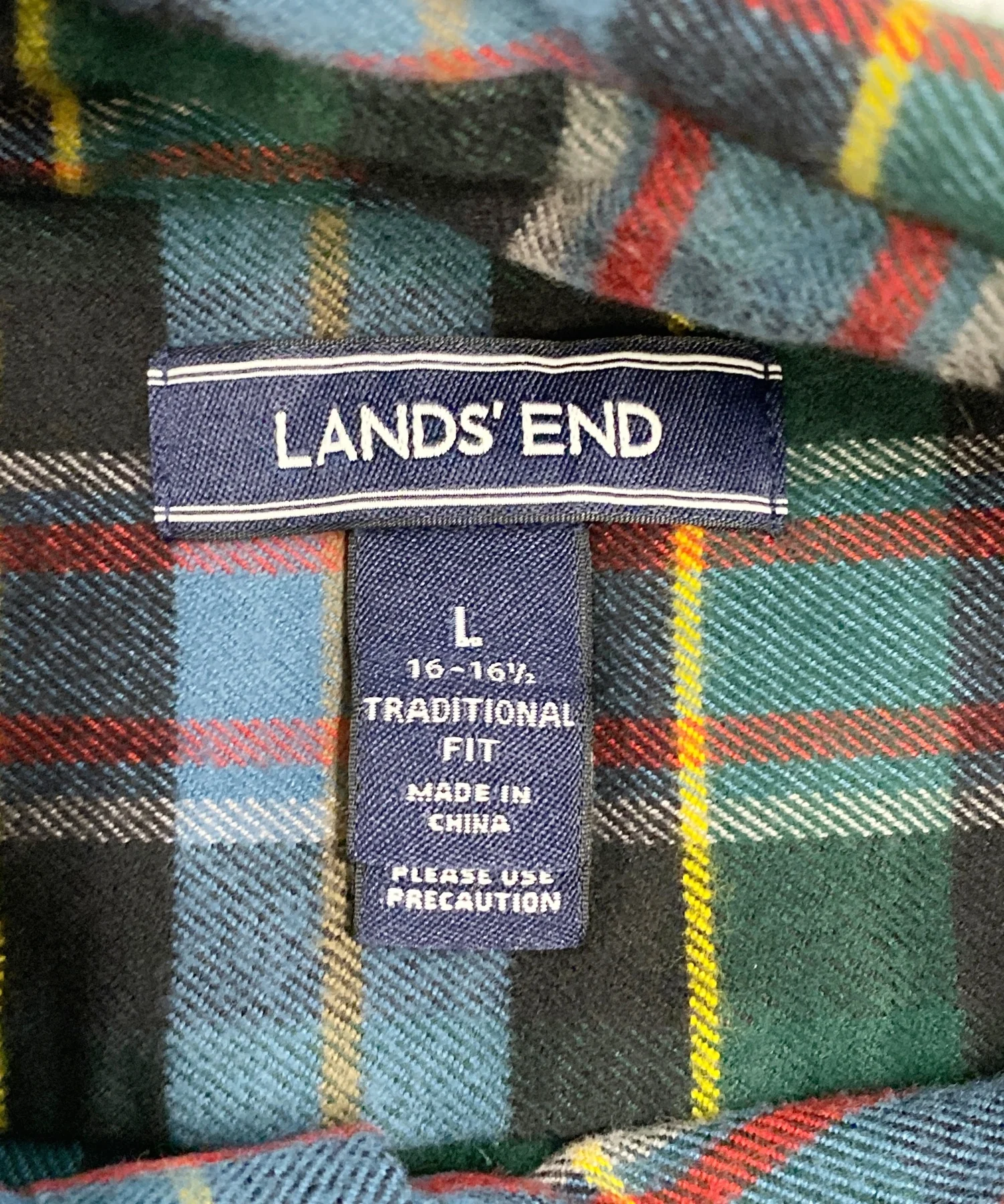 LAND'S END ネルシャツ - Image 3