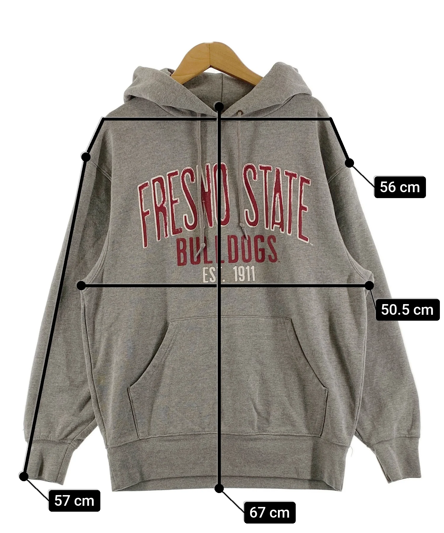 FRESNO STATE BULLDOGS チームロゴスウェット - Image 5