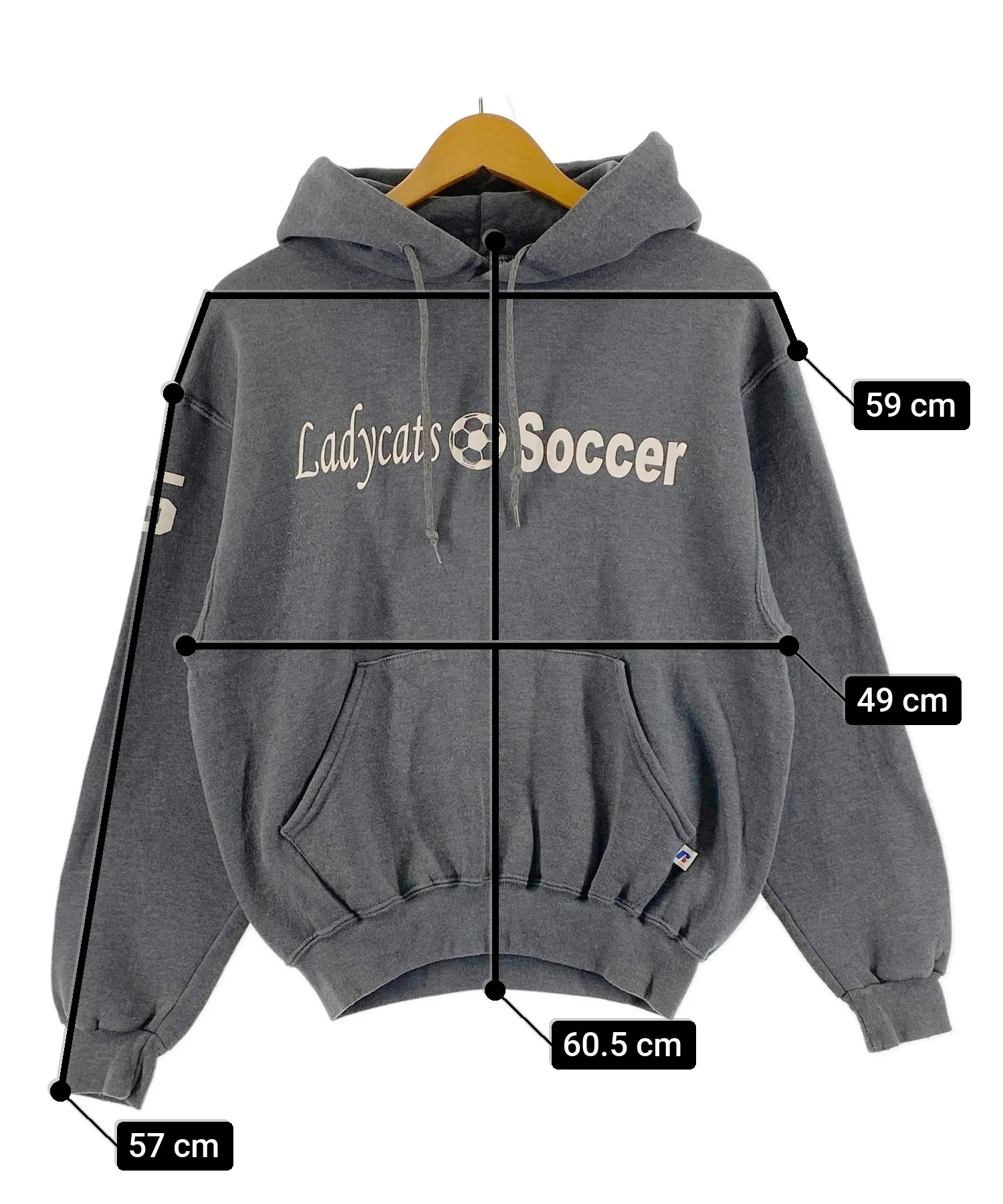 Ladycats SOCCER チームロゴスウェット - Image 5