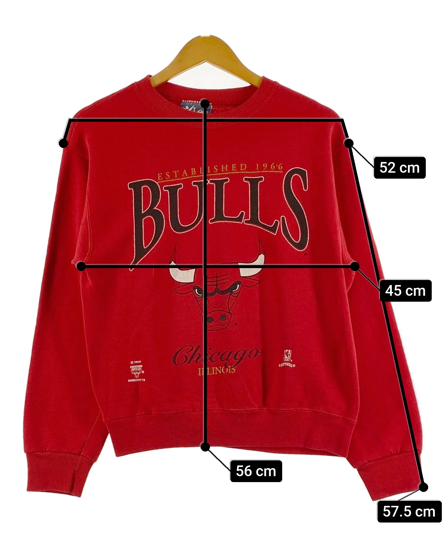 CHICAGO BULLS チームロゴスウェット - Image 7