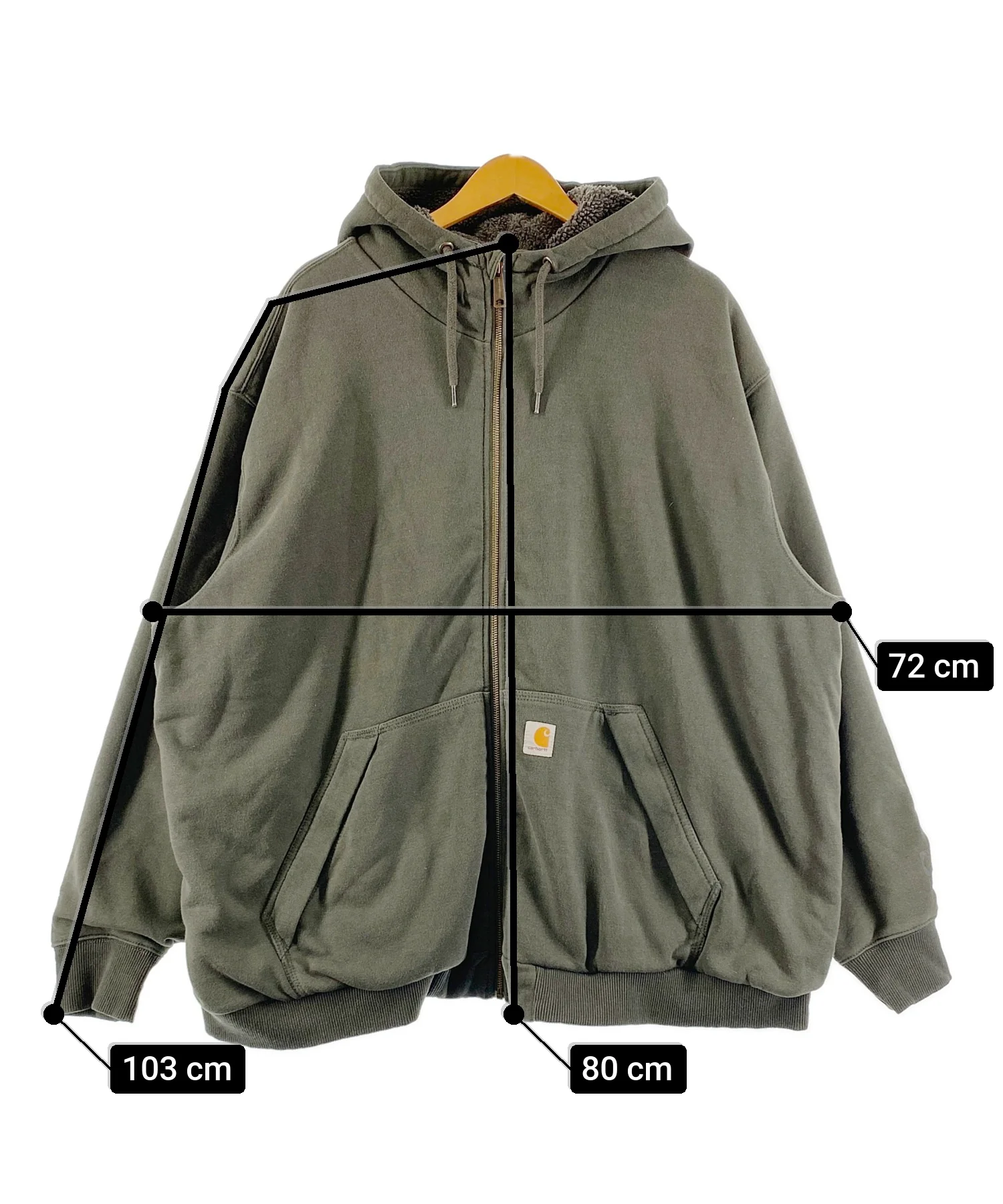 Carhartt ZIPパーカー - Image 5