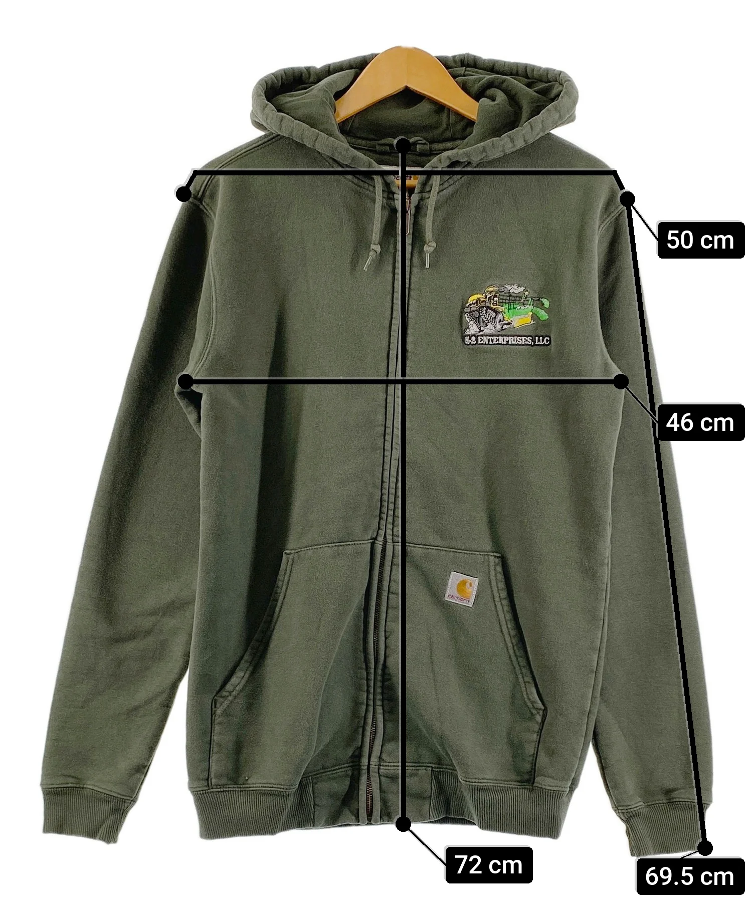 Carhartt ZIPパーカー - Image 6