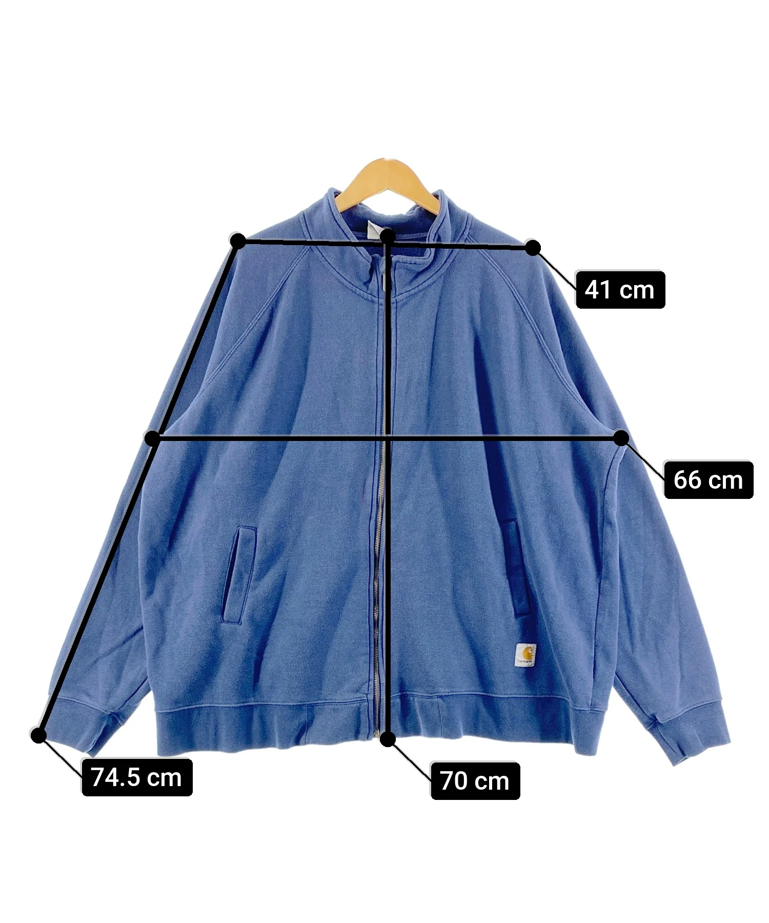 Carhartt ZIPパーカー - Image 4
