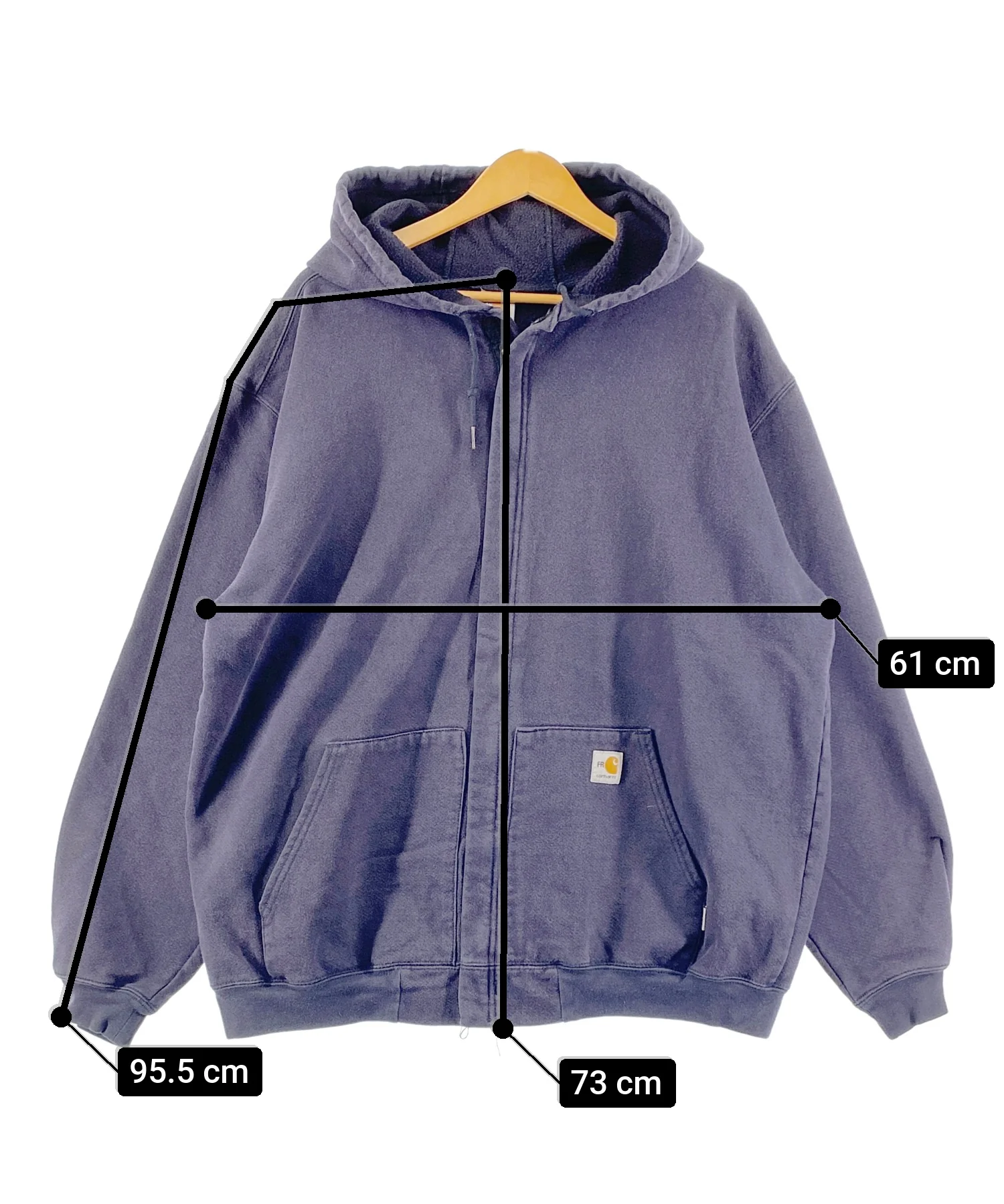 Carhartt ZIPパーカー - Image 5