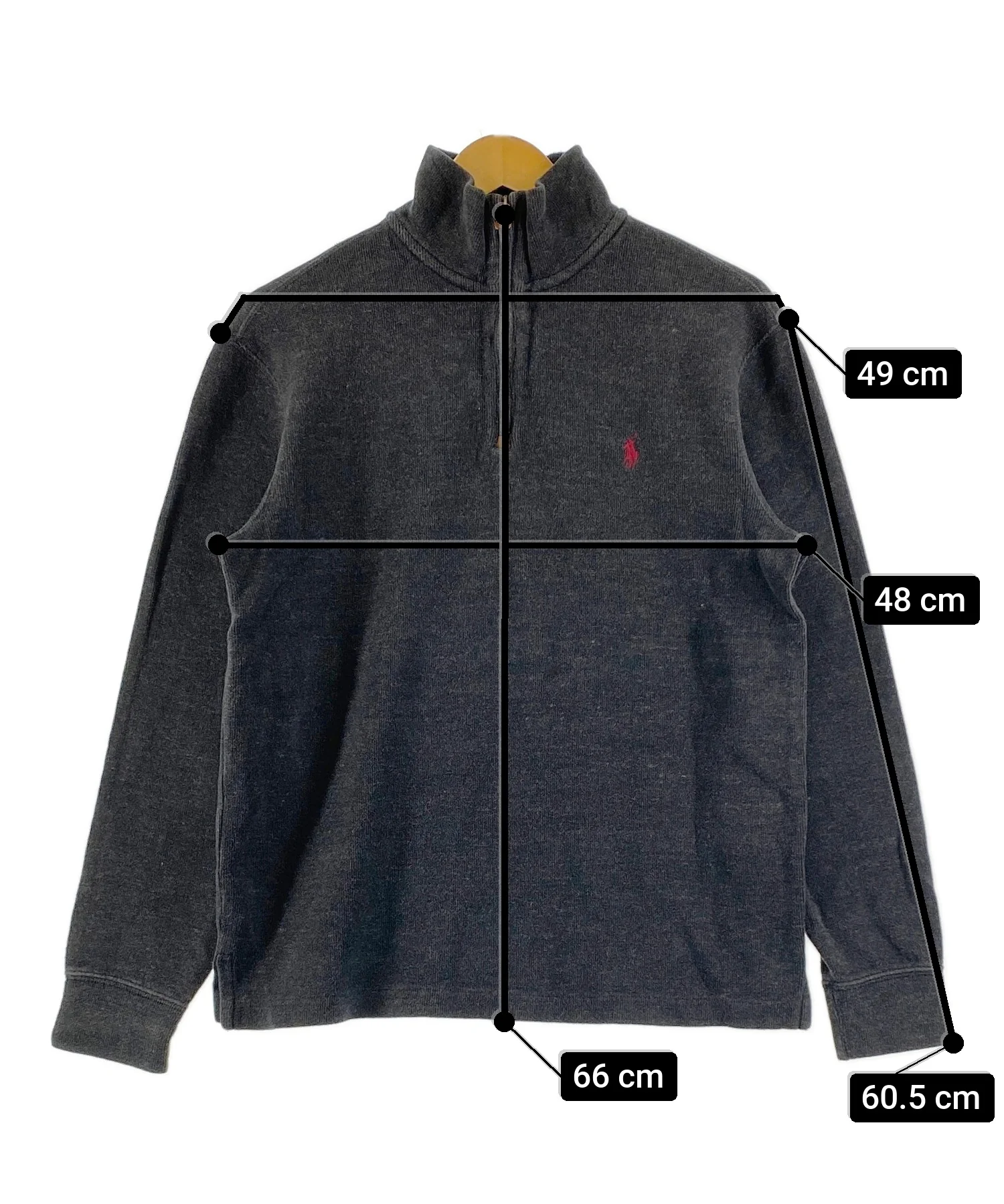 Ralph Lauren ブランドハーフZIPニット - Image 5