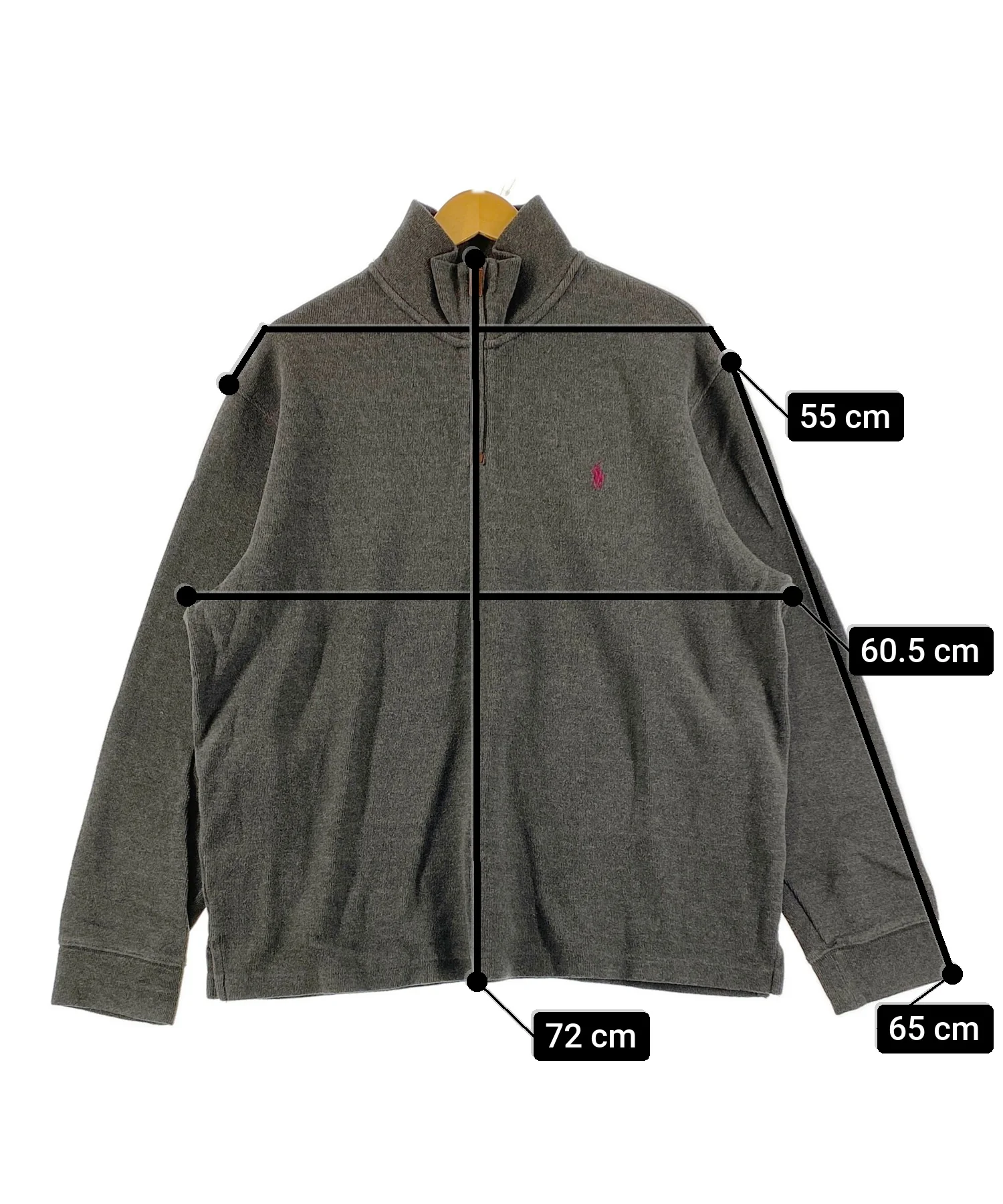 Ralph Lauren ブランドハーフZIPニット - Image 5