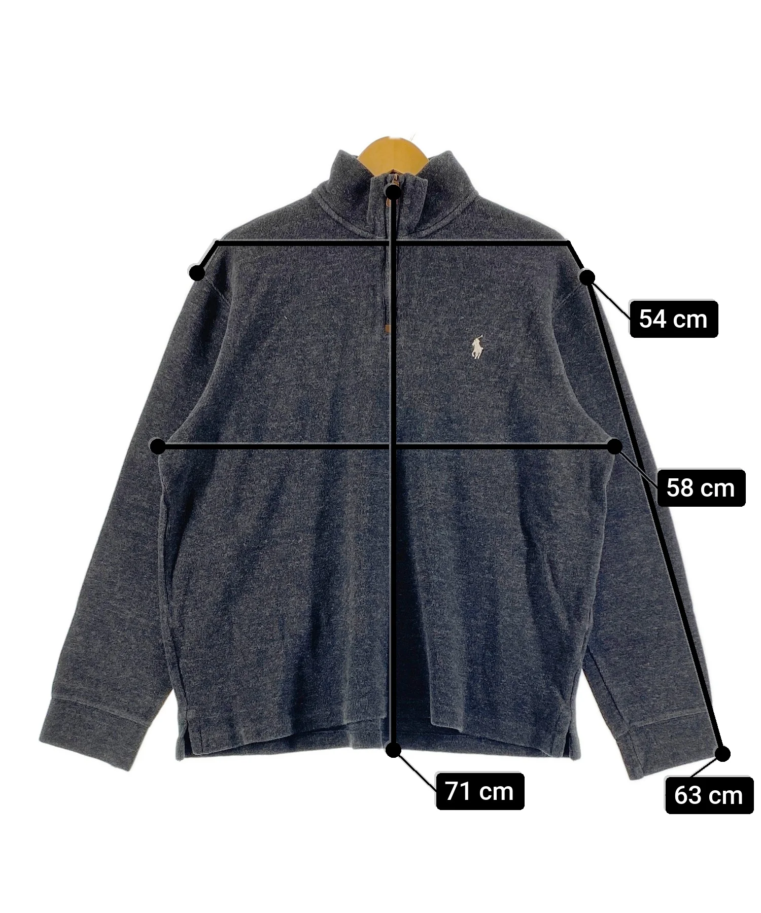 Ralph Lauren ブランドハーフZIPニット - Image 5