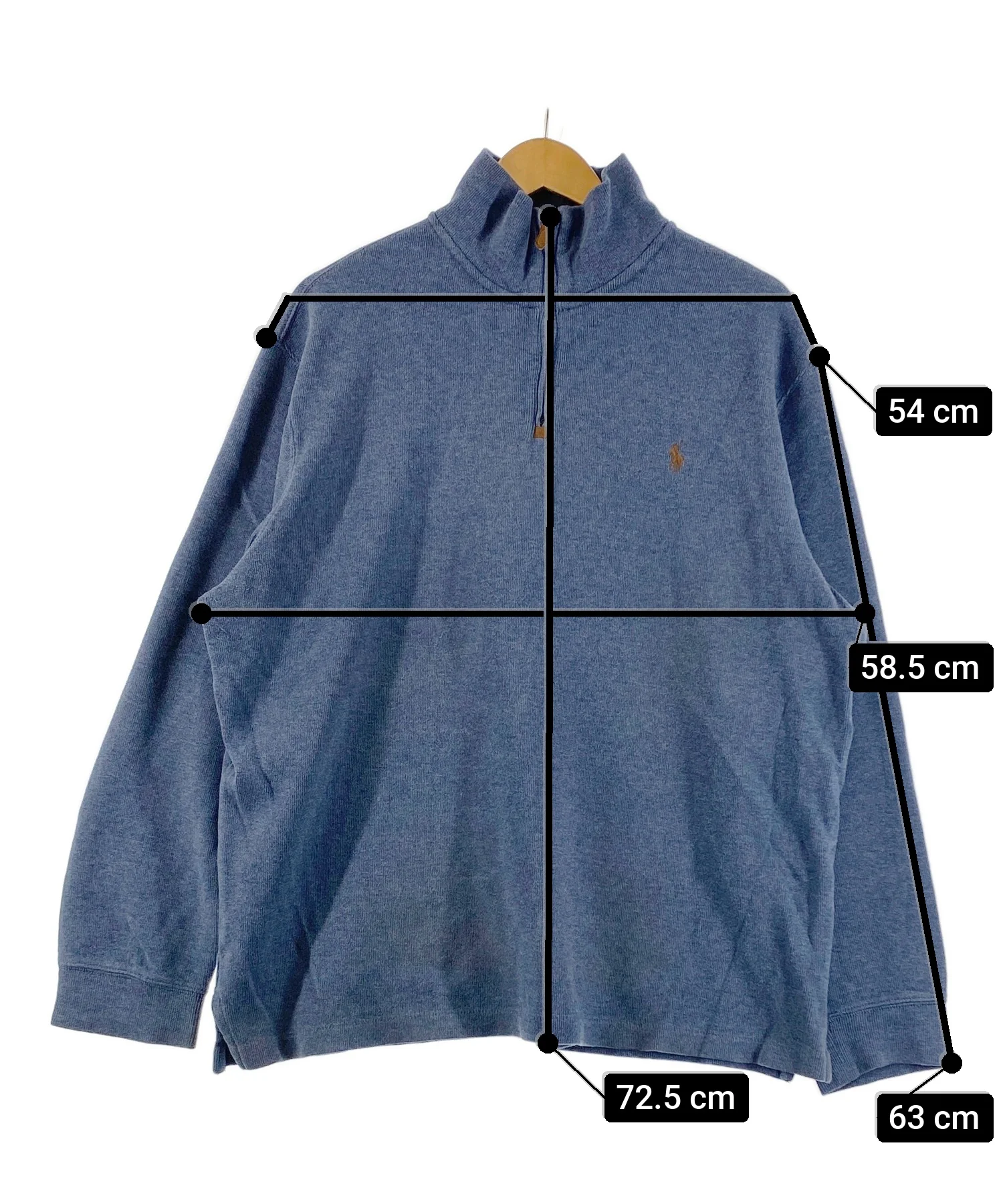 Ralph Lauren ブランドハーフZIPニット - Image 5