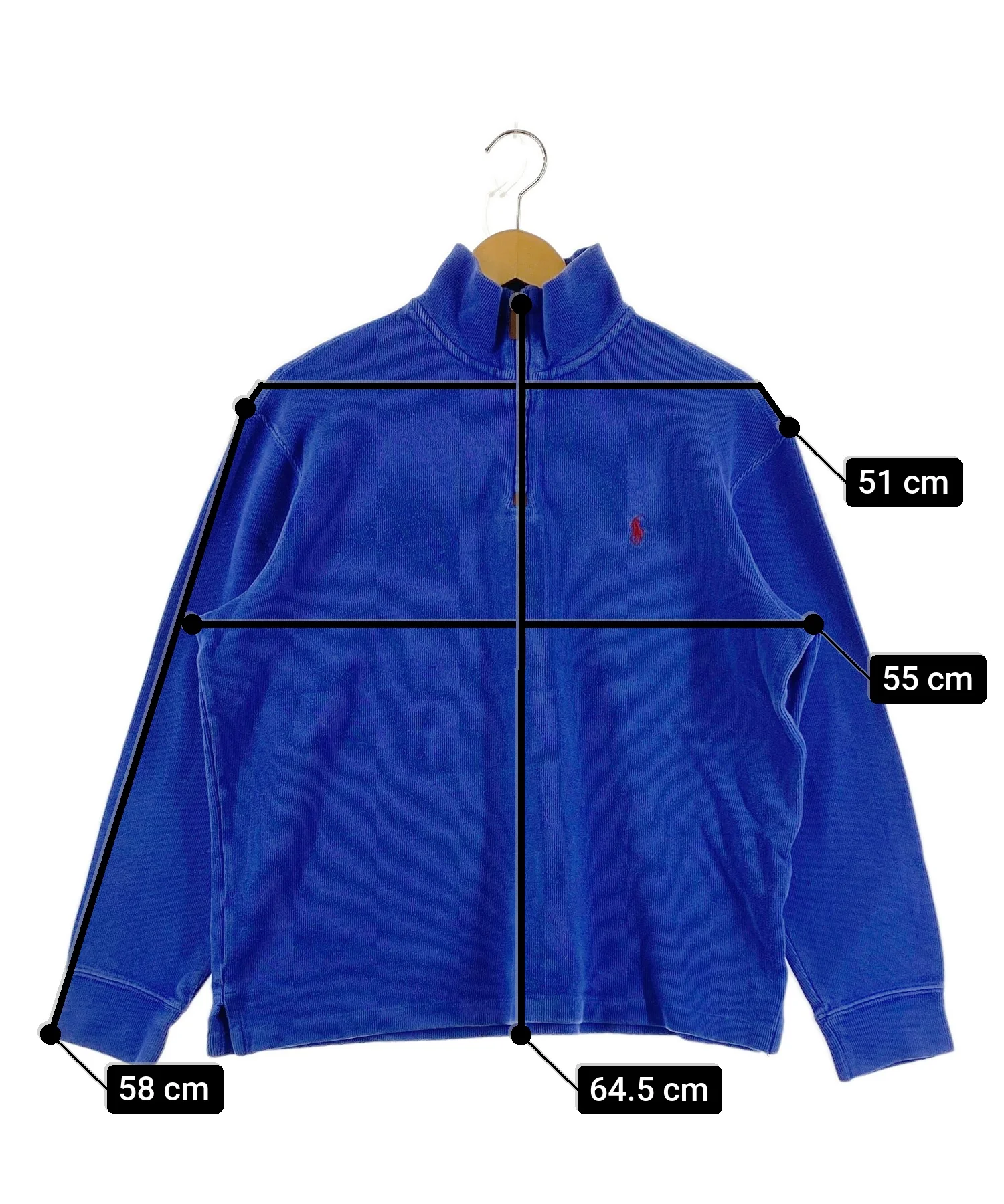 Ralph Lauren ブランドハーフZIPニット - Image 5