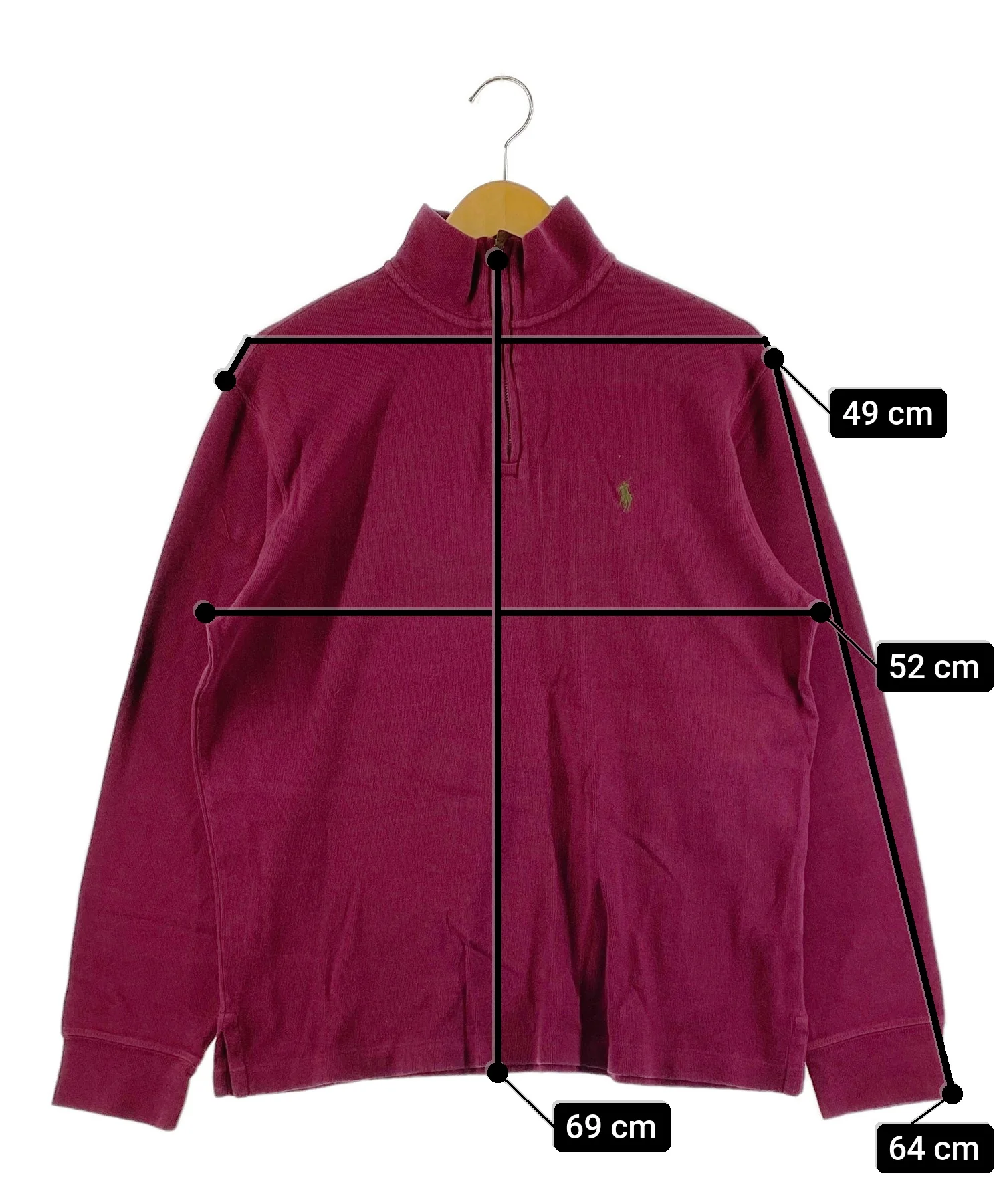 Ralph Lauren ブランドハーフZIPニット - Image 5