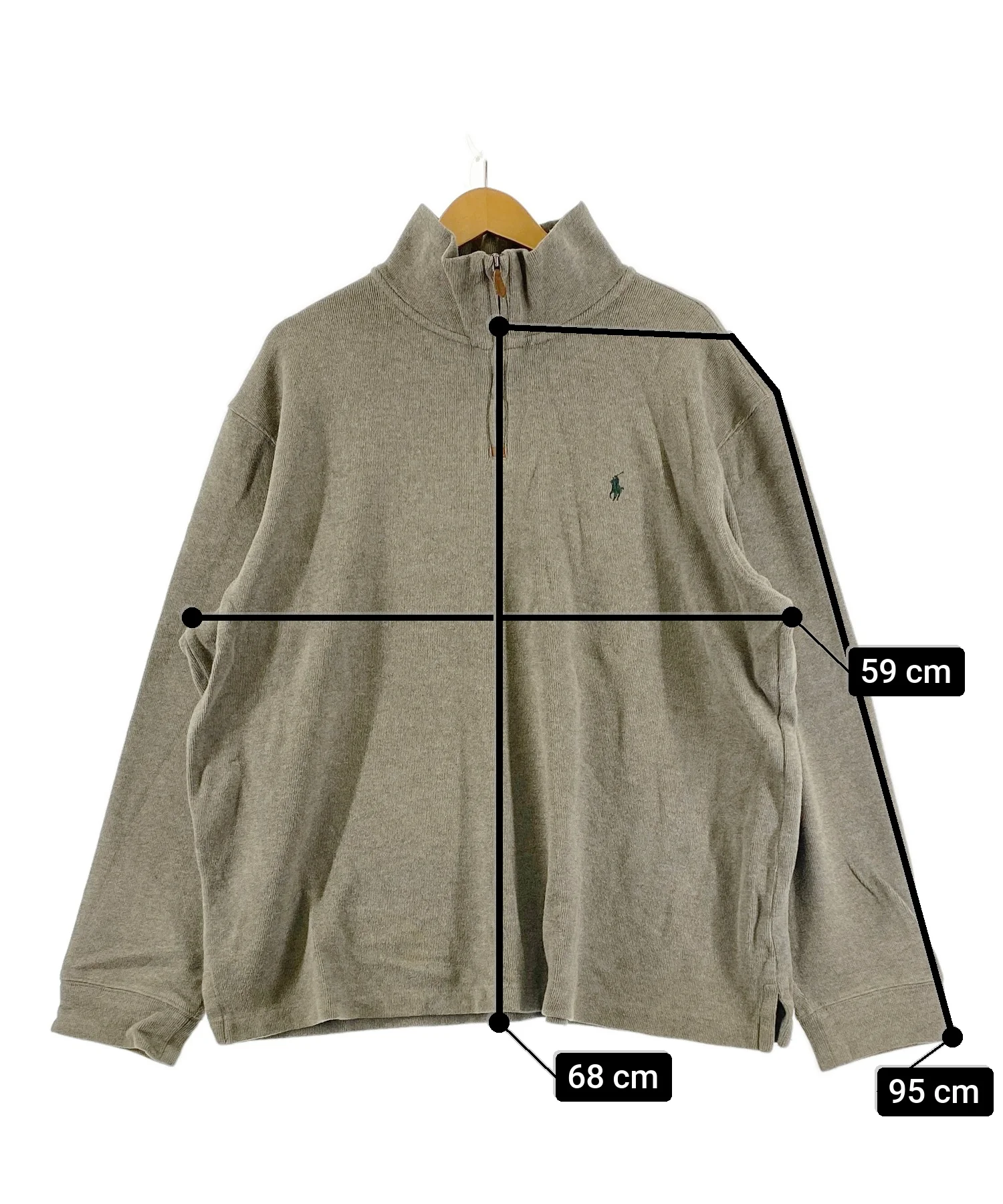 Ralph Lauren ブランドハーフZIPニット - Image 5