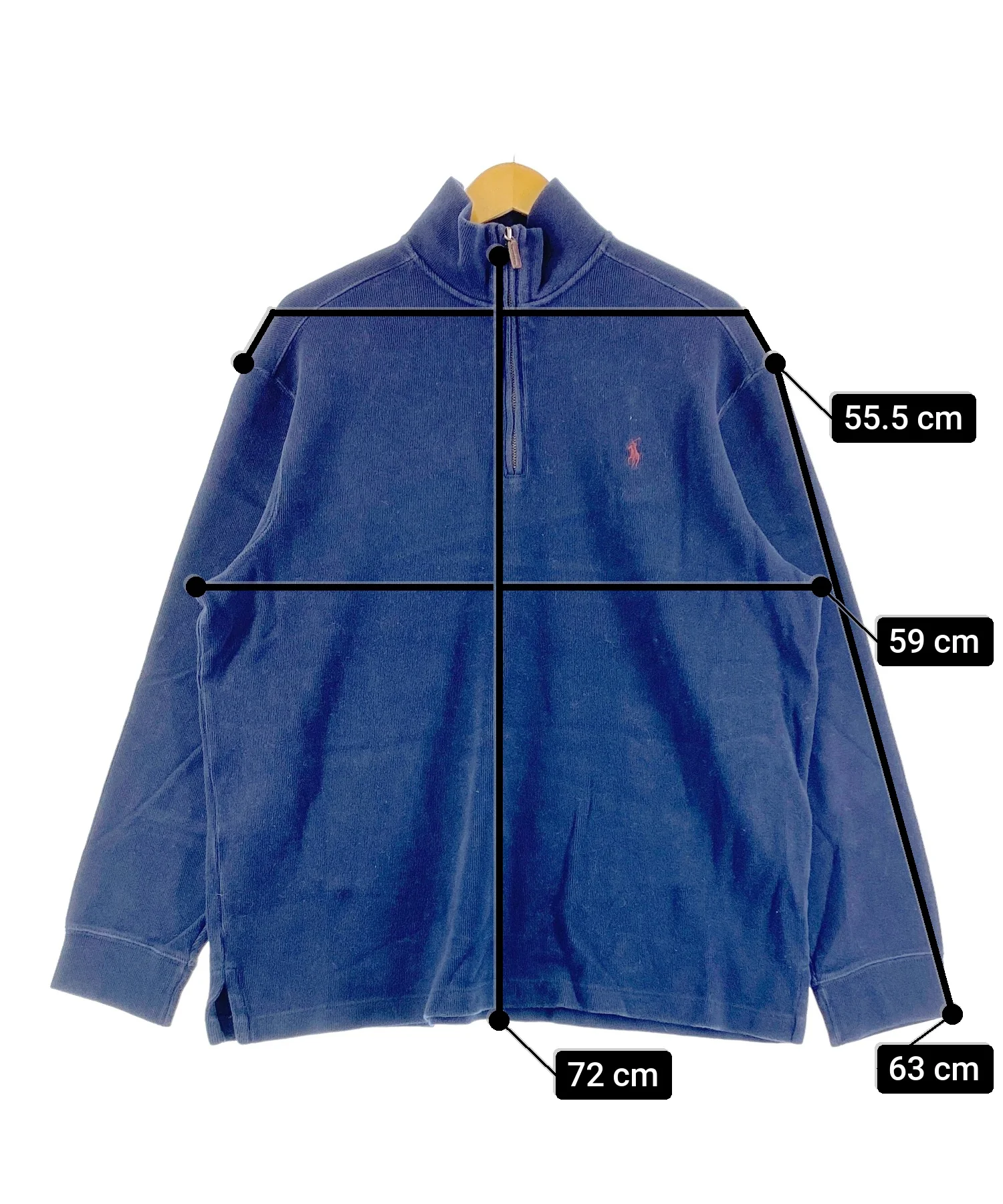 Ralph Lauren ブランドハーフZIPニット - Image 5