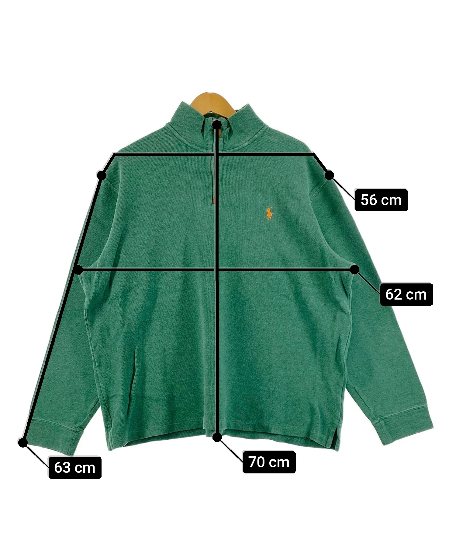 Ralph Lauren ブランドハーフZIPニット - Image 5