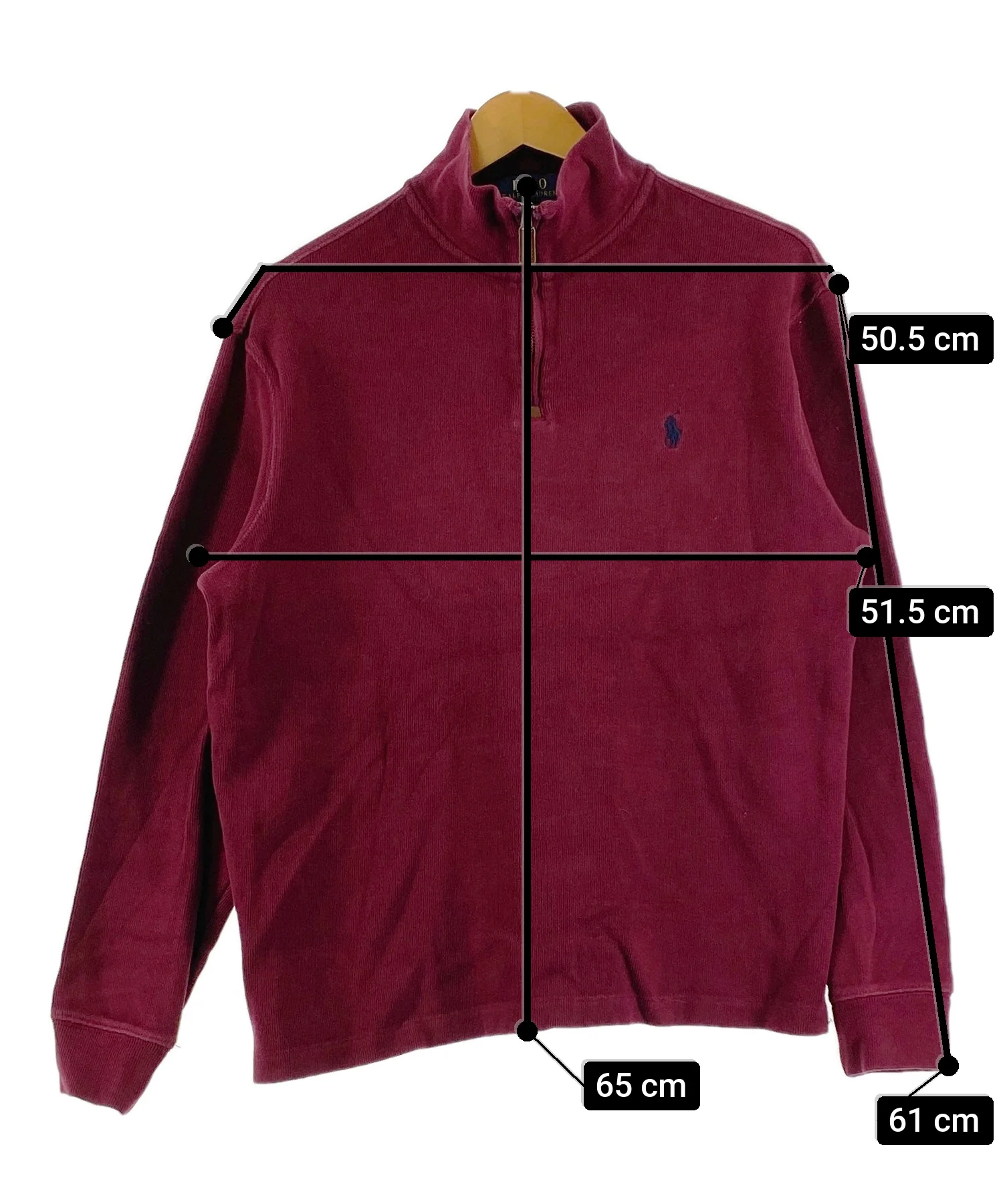 Ralph Lauren ブランドハーフZIPニット - Image 5