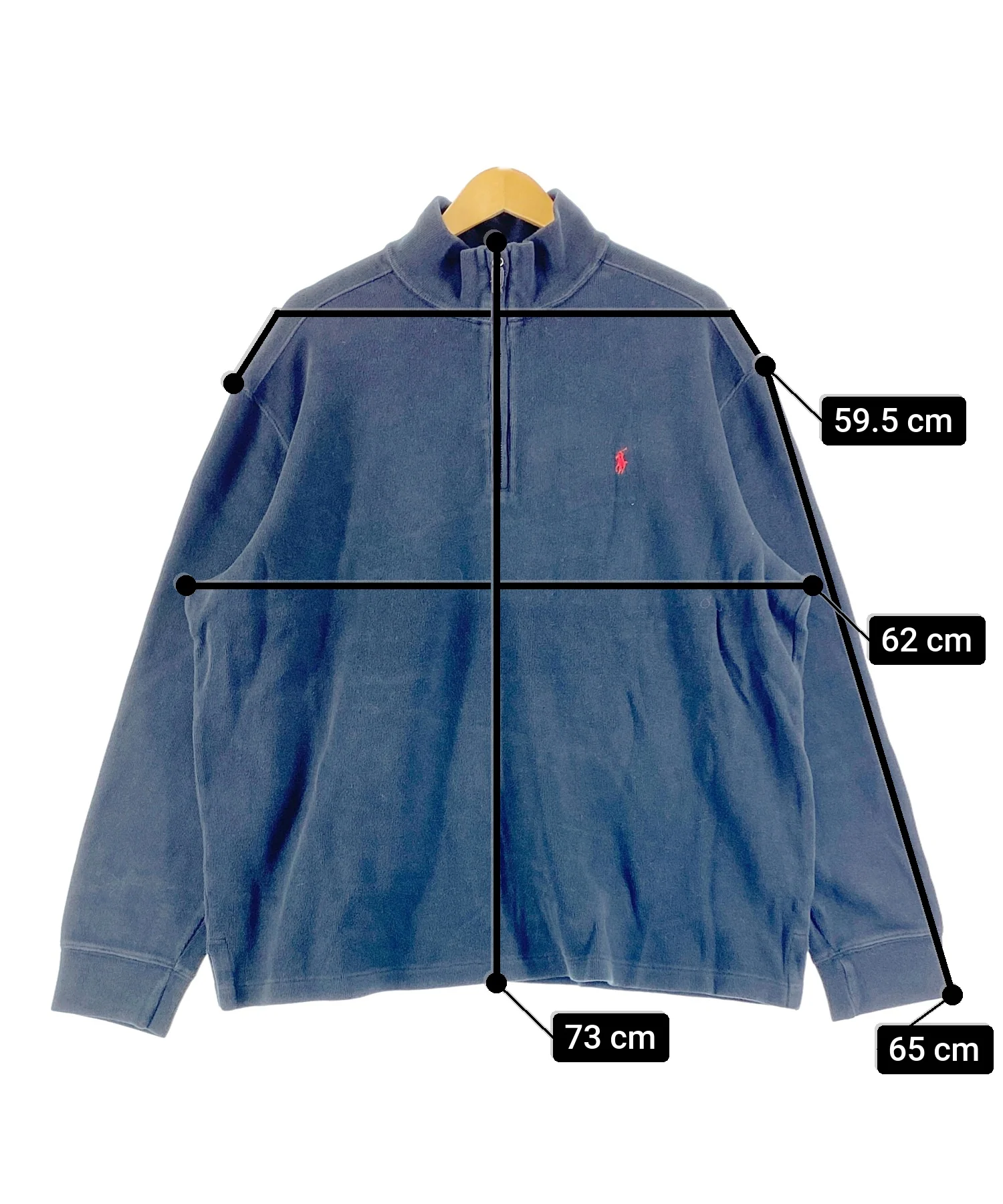 Ralph Lauren ブランドハーフZIPニット - Image 5