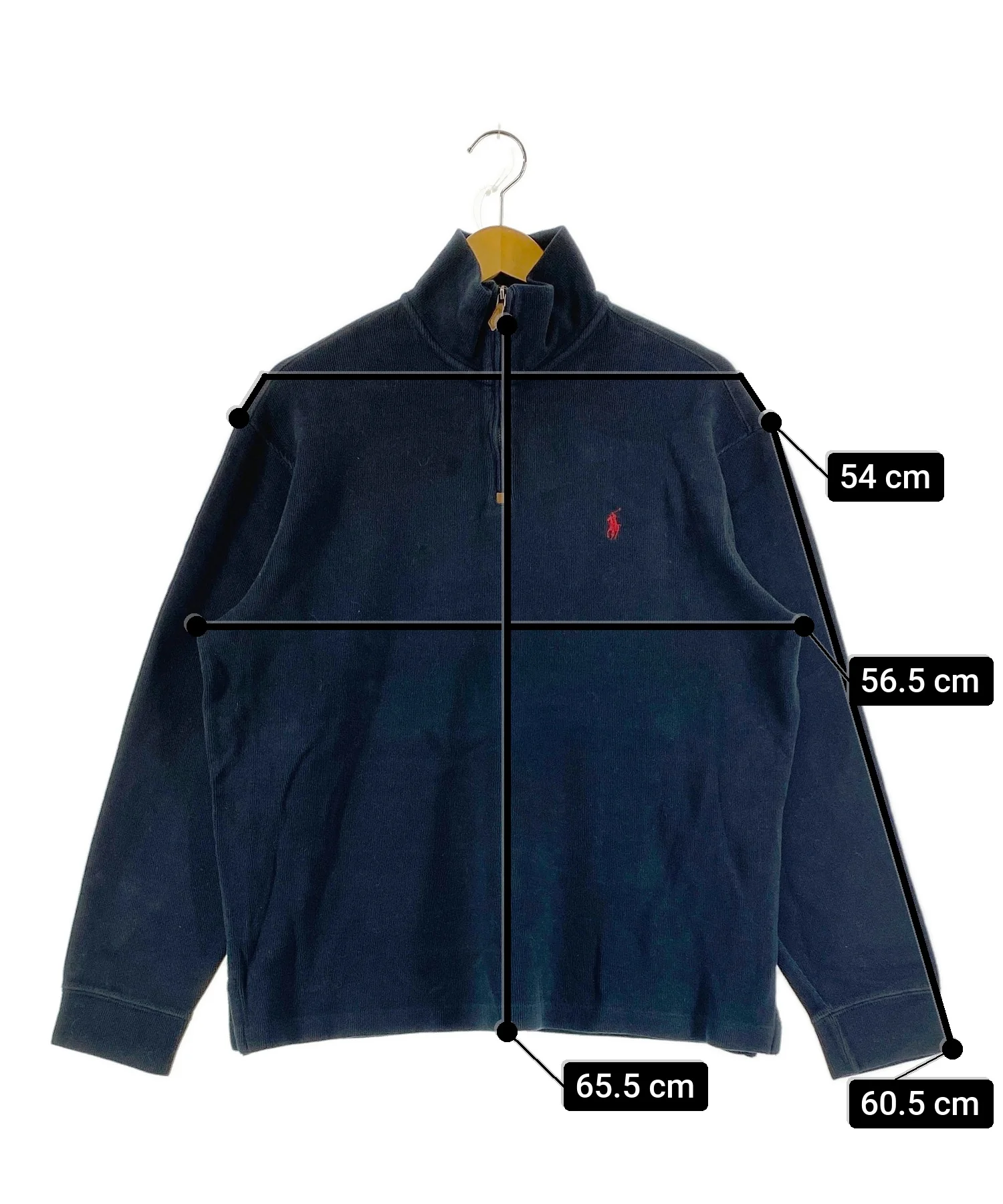Ralph Lauren ブランドハーフZIPニット - Image 5