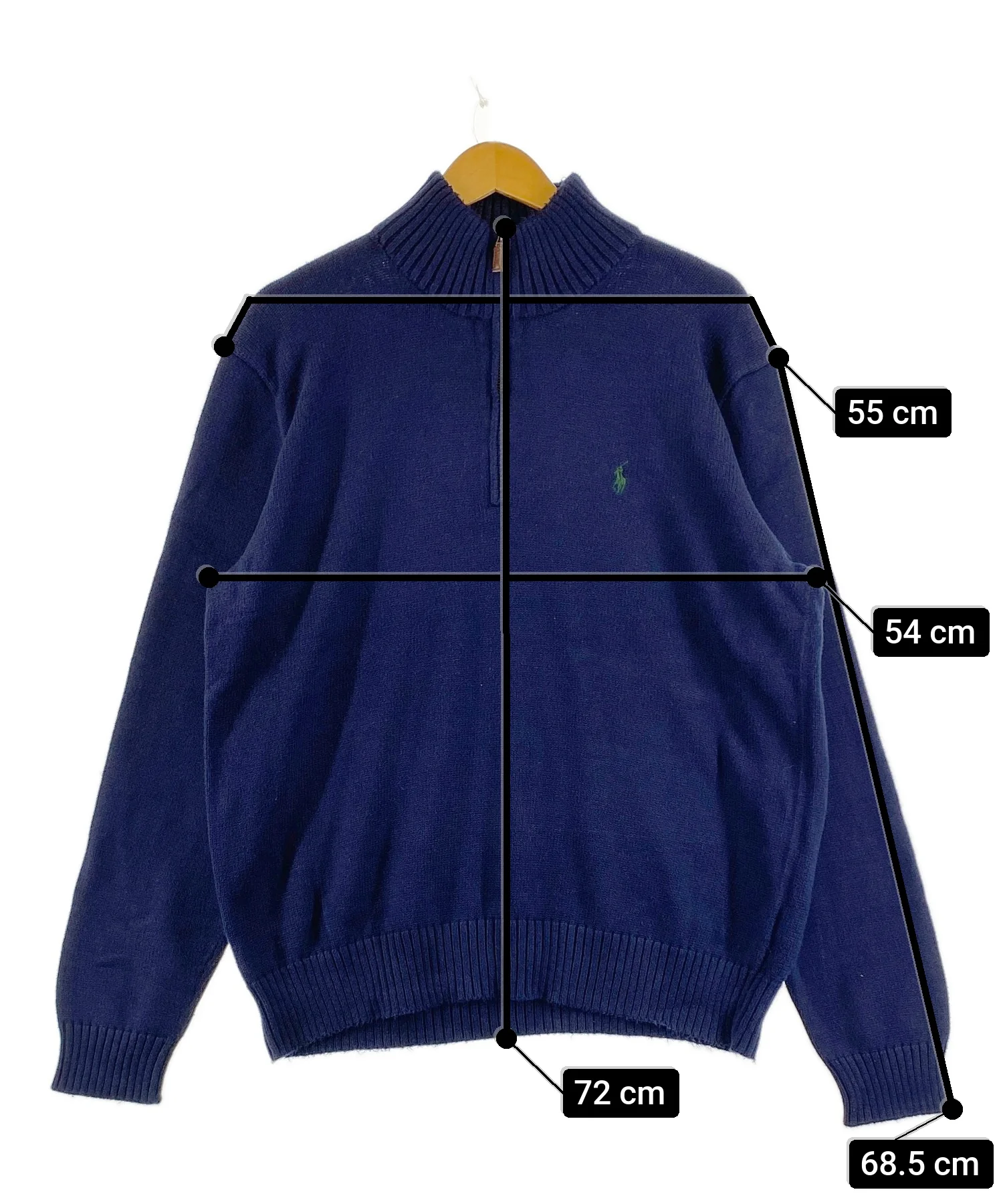 Ralph Lauren ブランドハーフZIPニット - Image 5