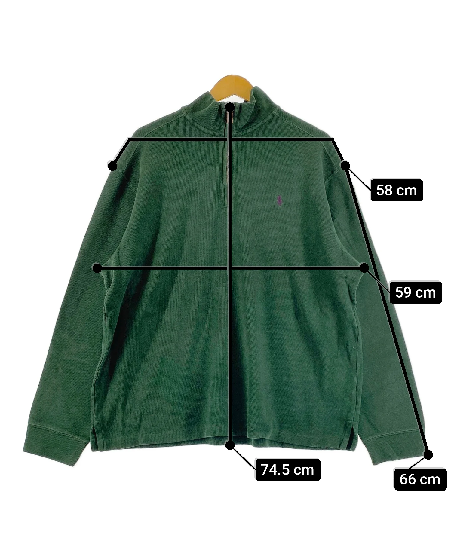 Ralph Lauren ブランドハーフZIPニット - Image 6