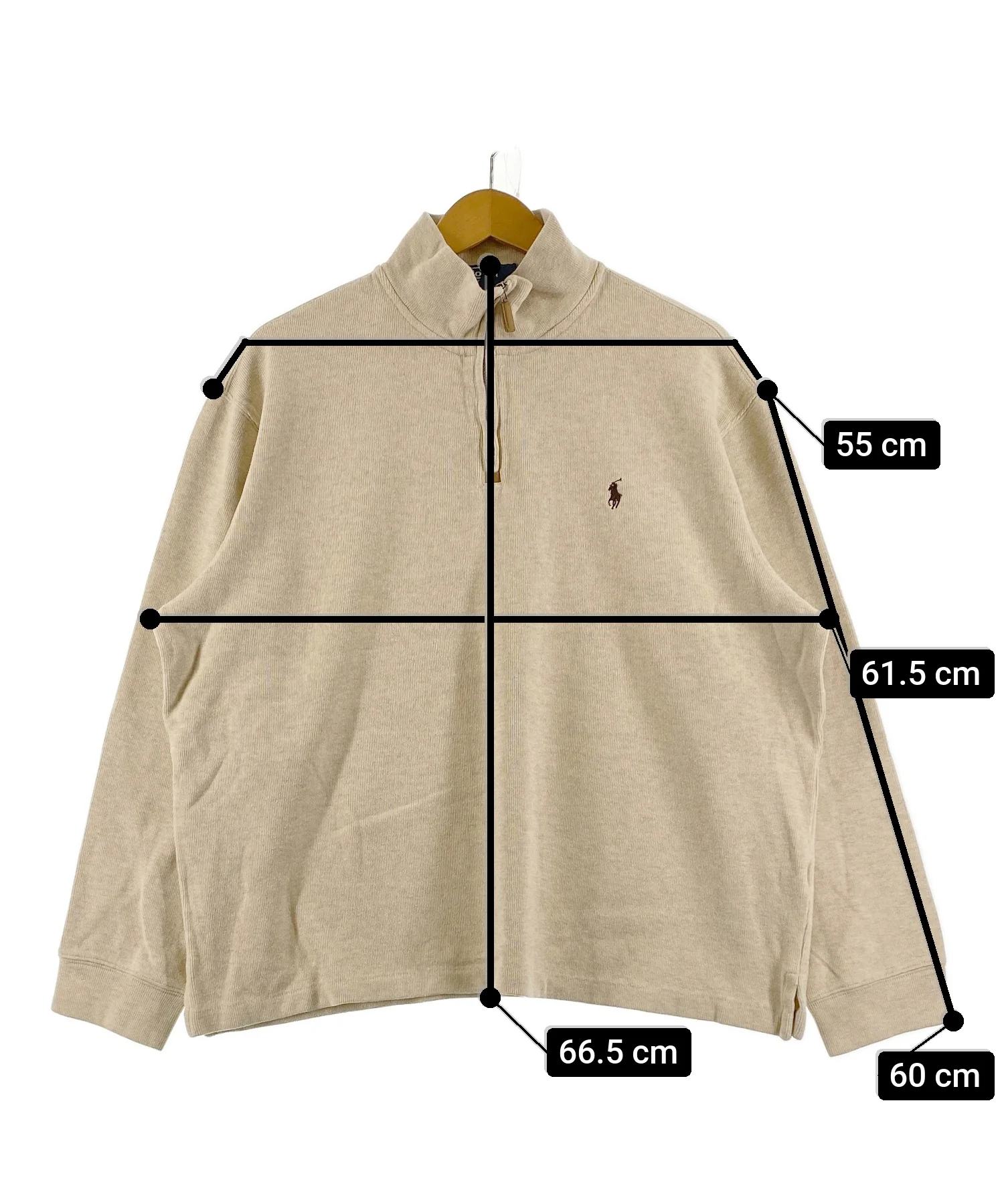 Ralph Lauren ブランドハーフZIPニット - Image 5