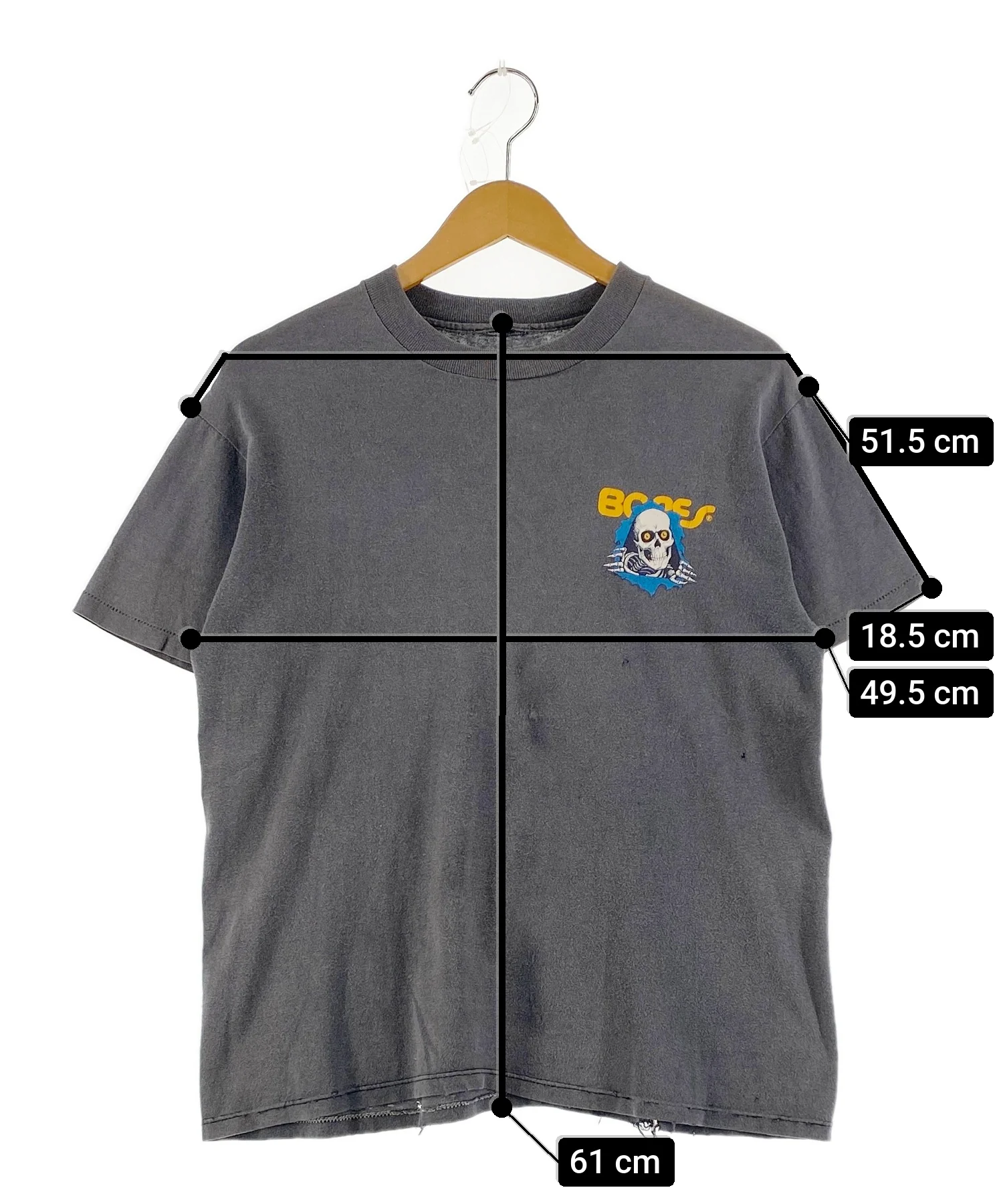 80s POWELL PARALTA Peeping Bornes Tシャツ - Image 14