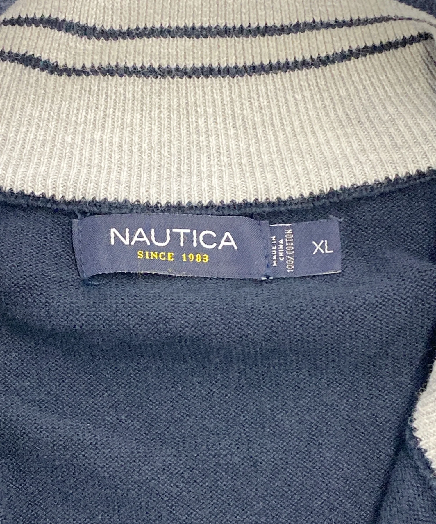 NAUTICA ブランドハーフZIPニット - Image 3
