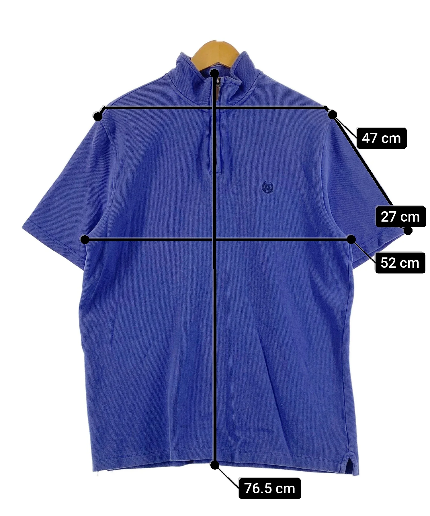 CHAPS ブランドハーフZIPニット - Image 6
