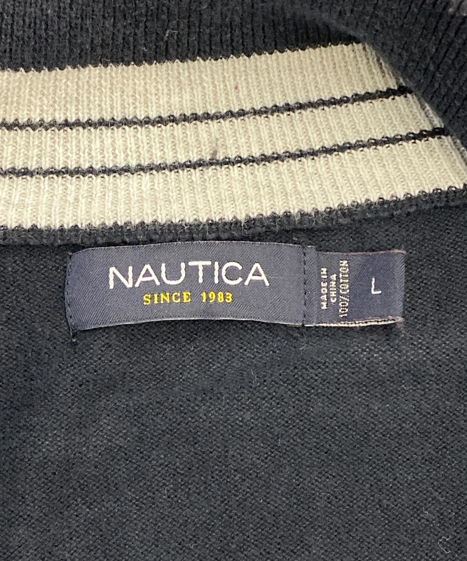 NAUTICA ブランドハーフZIPニット - Image 3