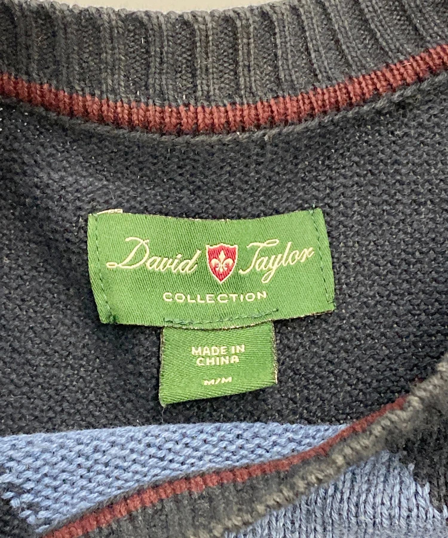 David Taylor アーガイルニット - Image 3