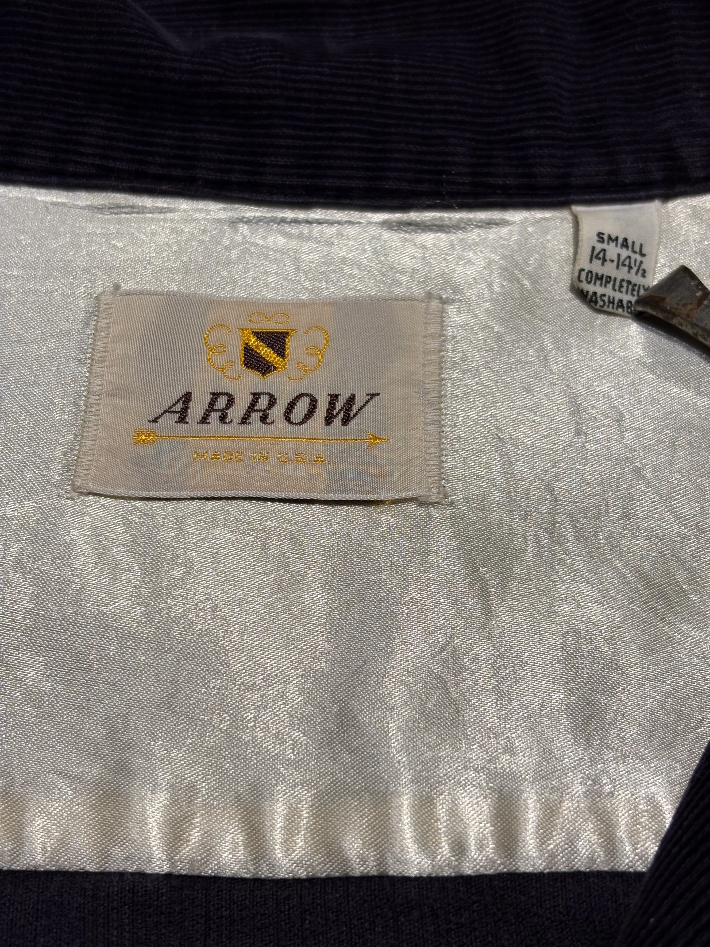 50's Vintage ARROW ARROW コーデュロイシャツ - Image 4