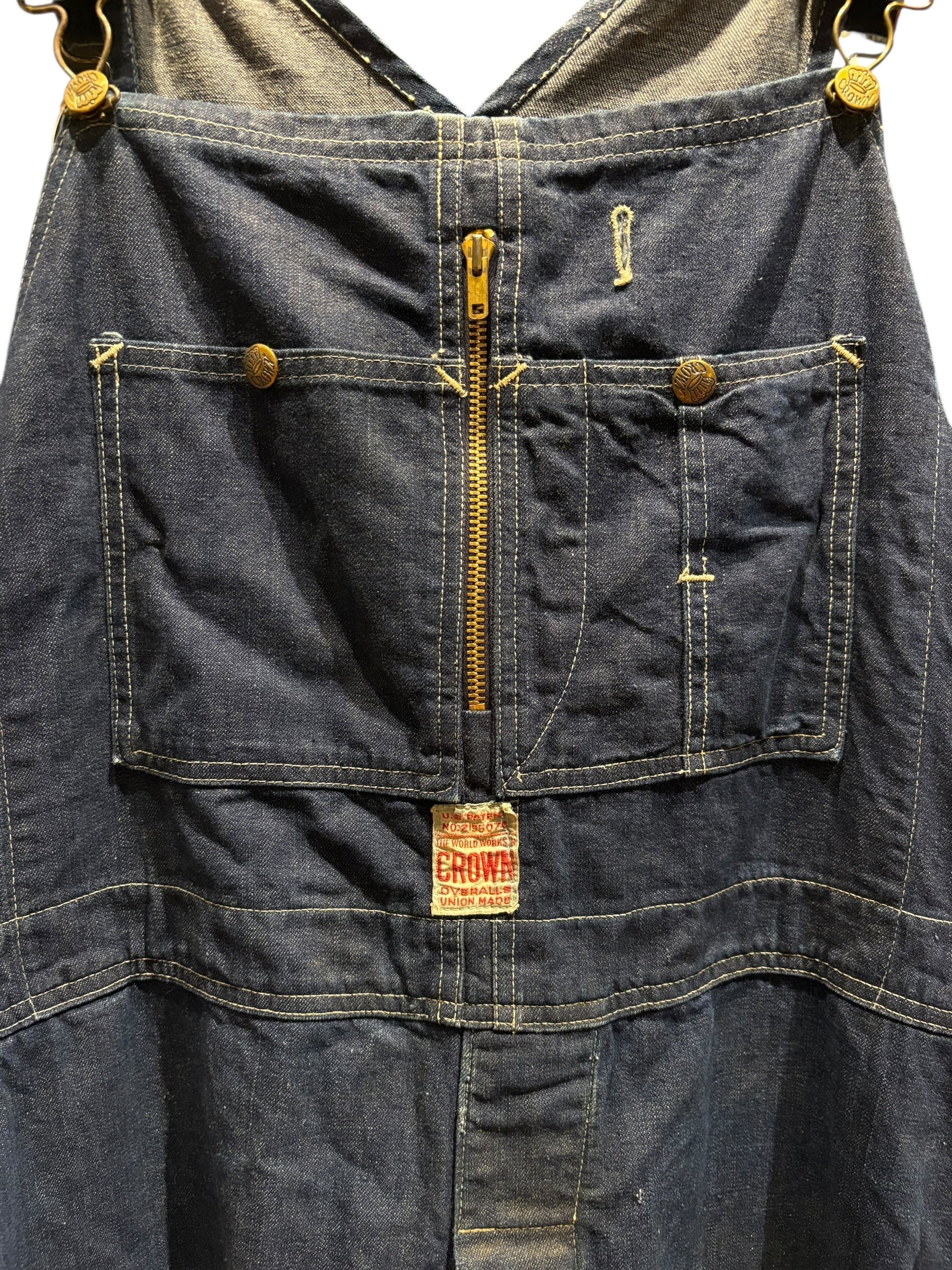 50's Vintage CROWN ヴィンテージオーバーオール - Image 5