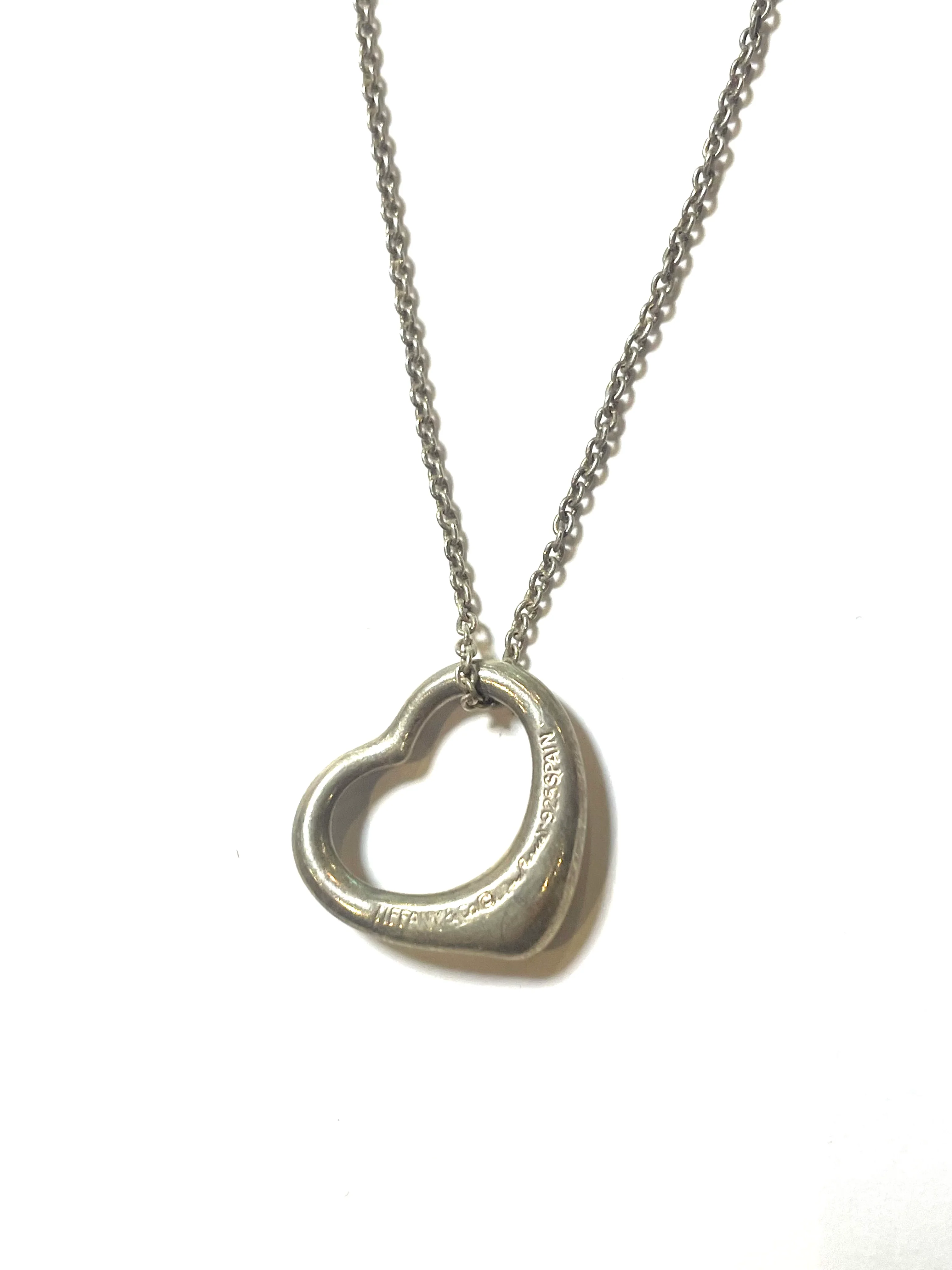 Tiffany & Co.　オープンハート ネックレス - Image 3
