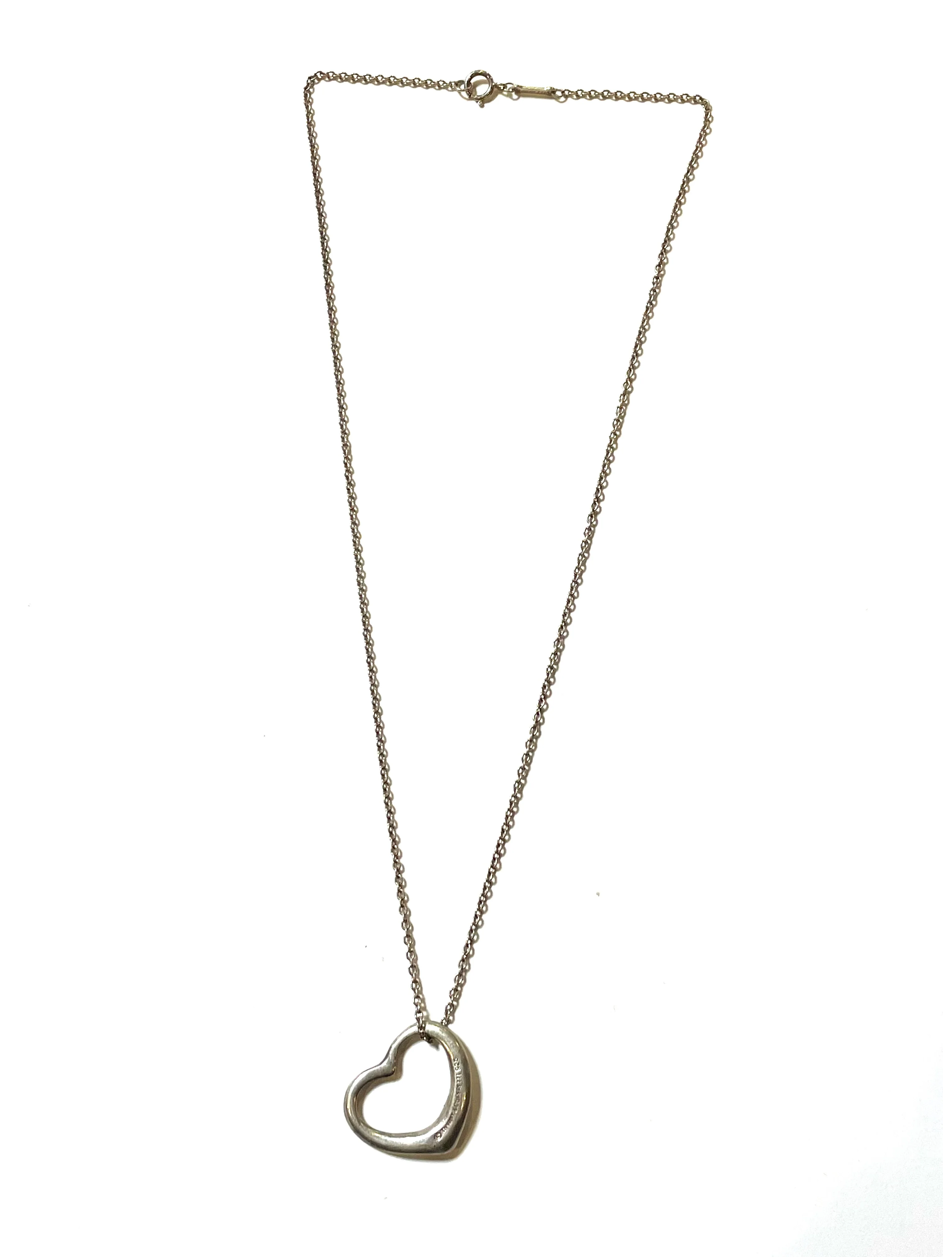 Tiffany & Co.　オープンハート ネックレス - Image 2