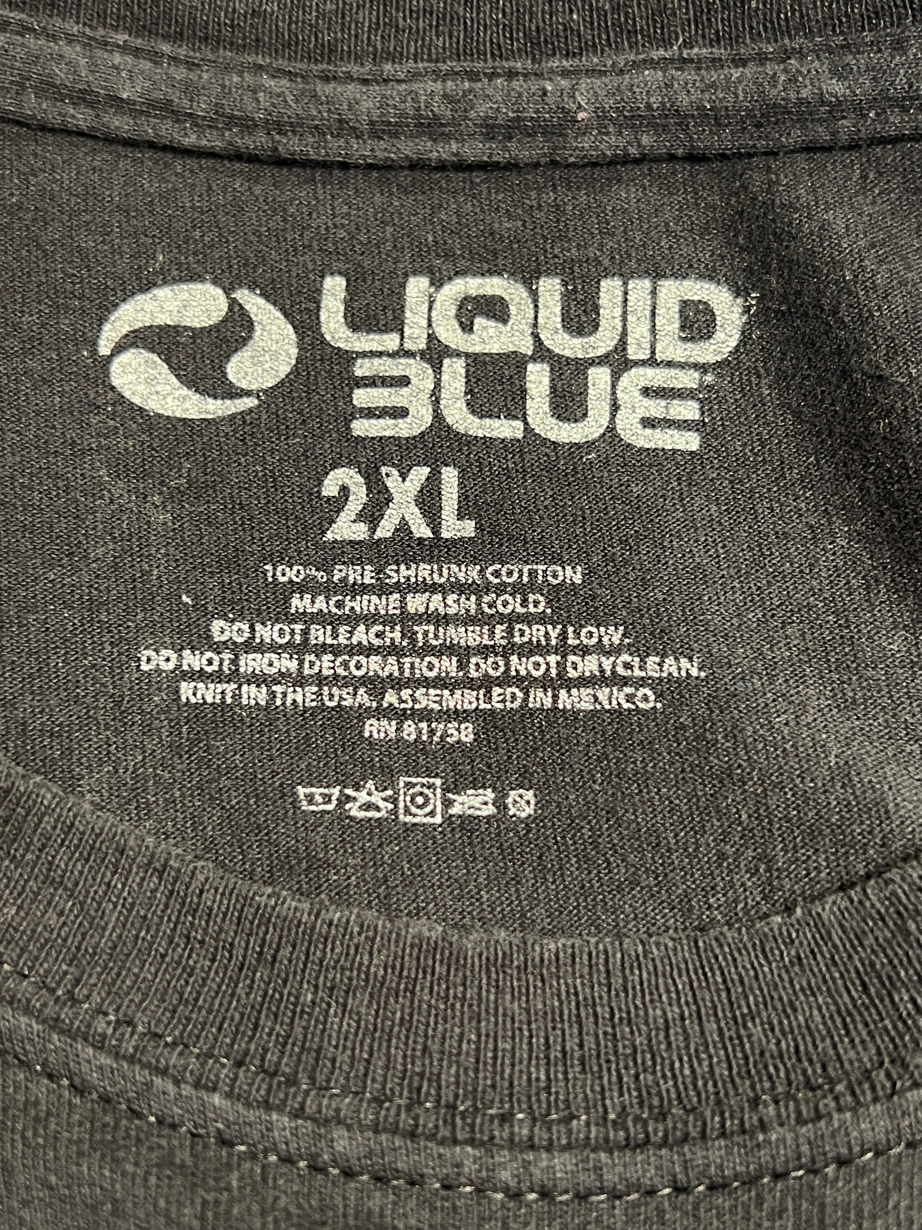 Liquid Blue グラフィックTシャツ - Image 8