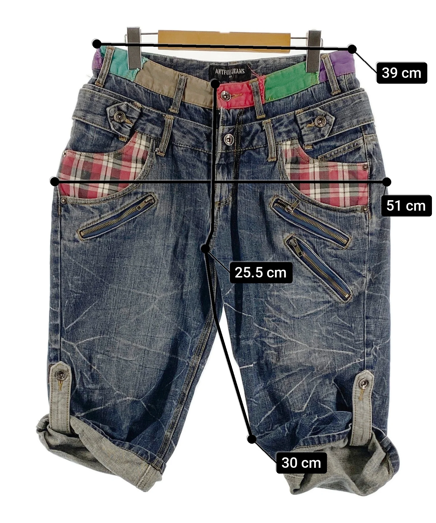ANTFUI JEANSデニムショーツ - Image 8