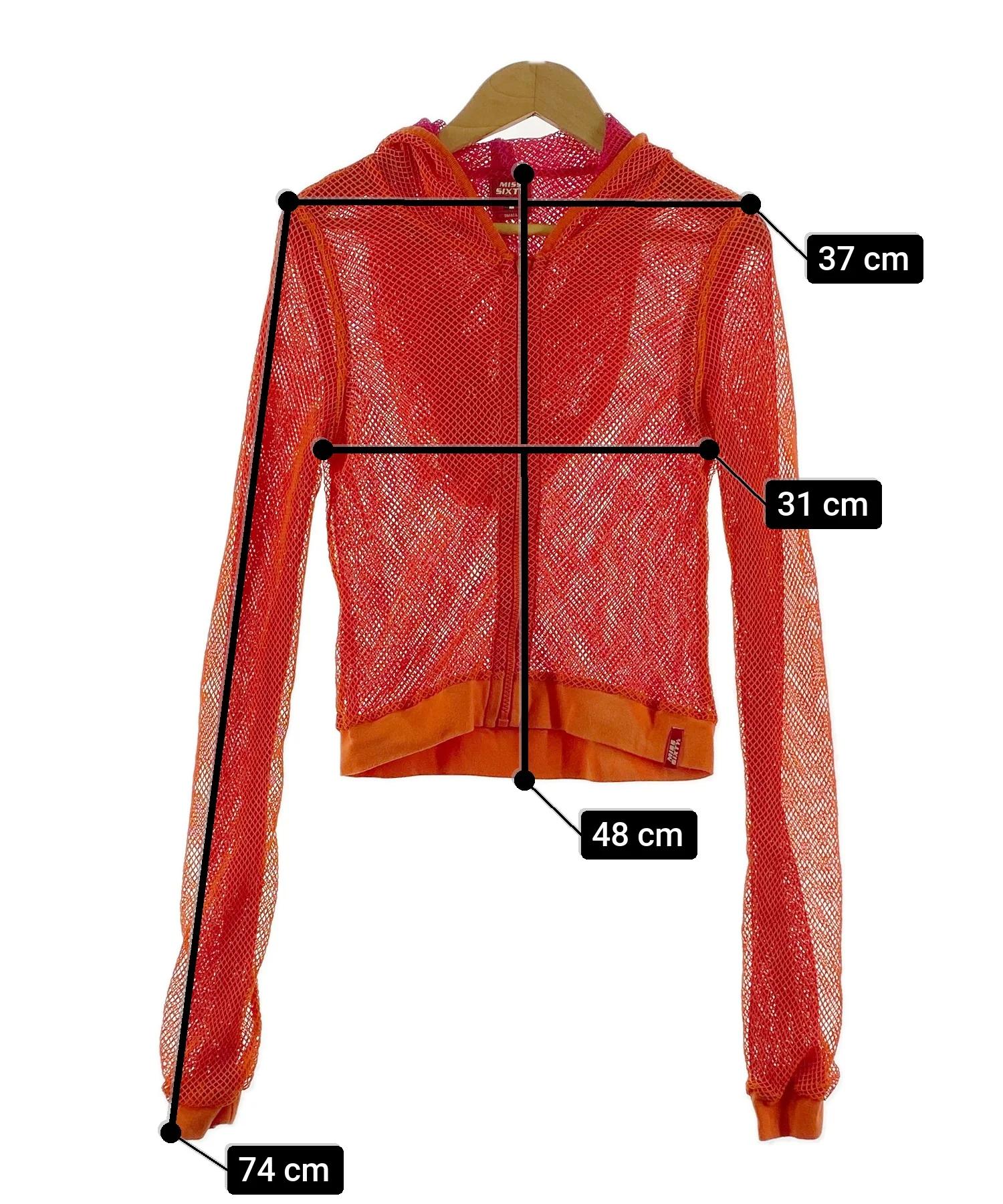 MISS SIXTY メッシュZIPパーカー - Image 4