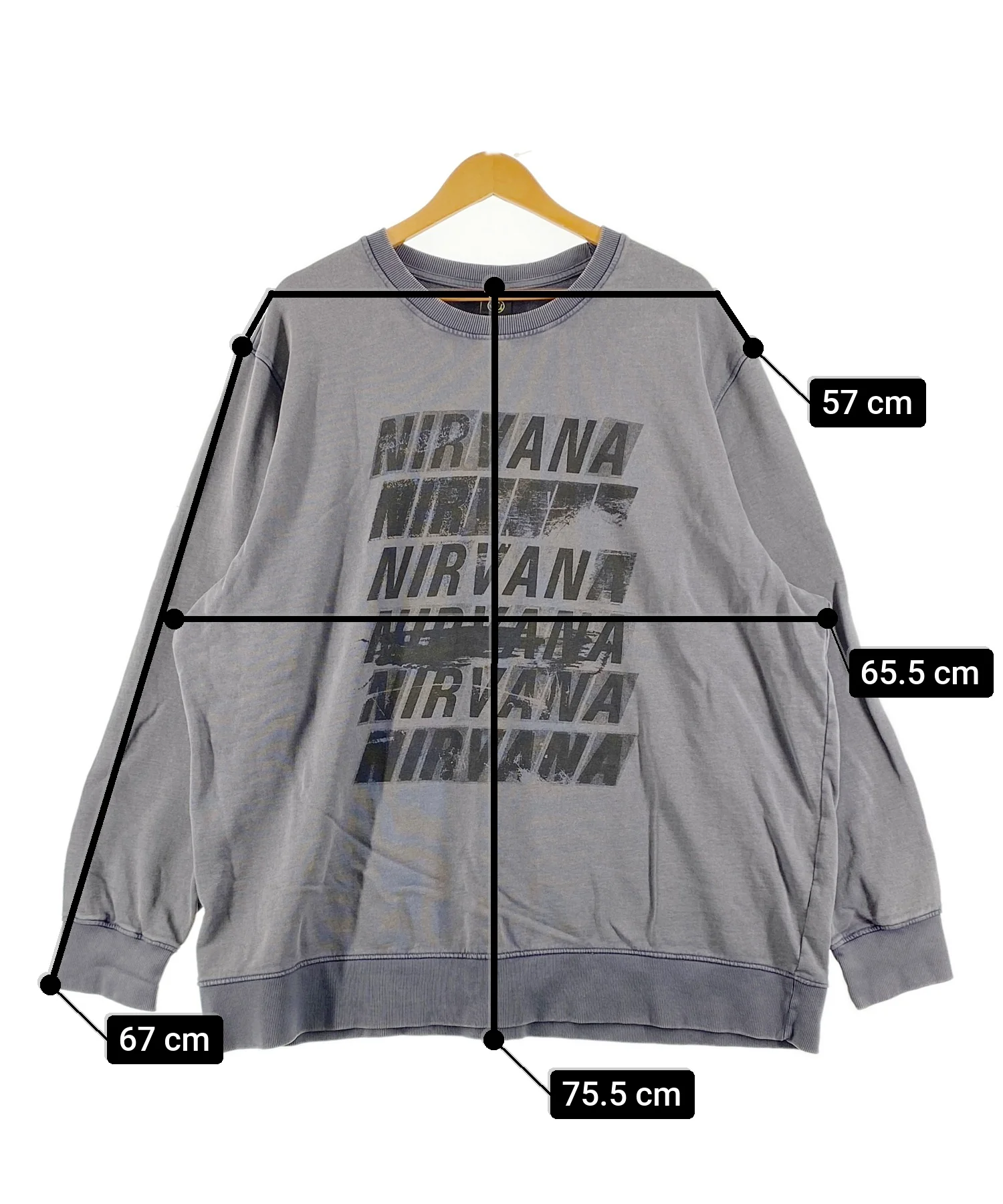NIRVANA プリントスウェット - Image 5