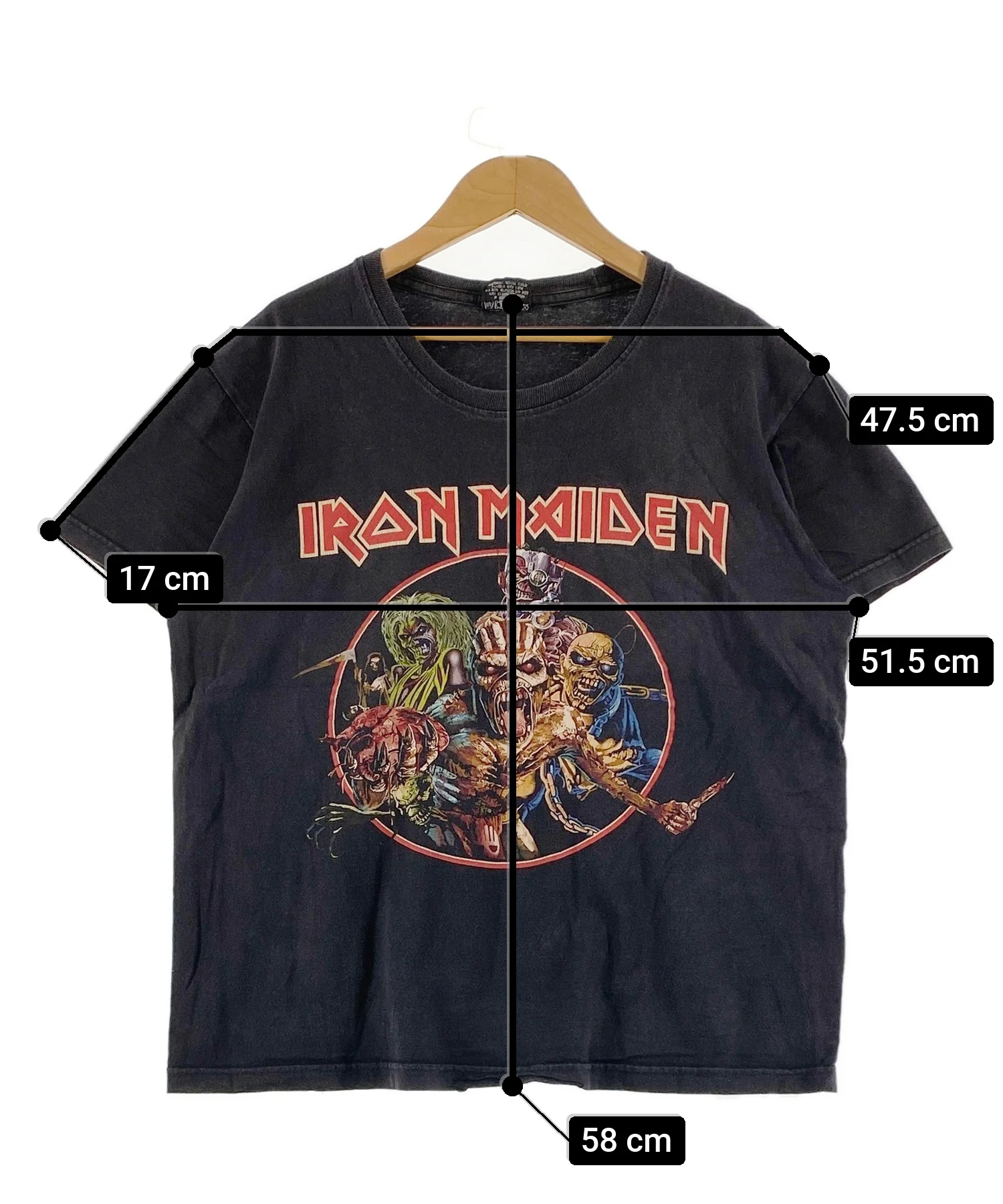 IRON MAIDEN バンドTシャツ - Image 8