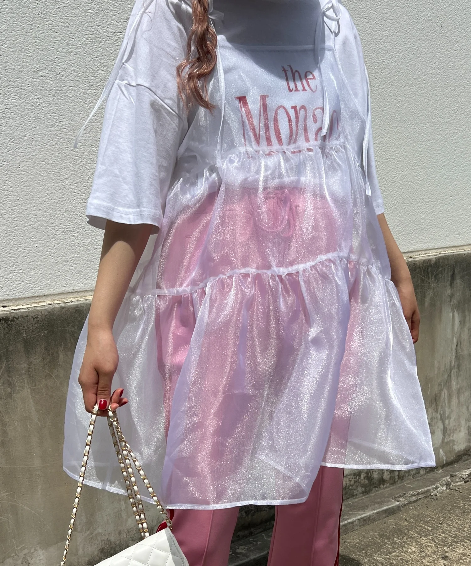 シャイニーシアーキャミワンピース - Image 5