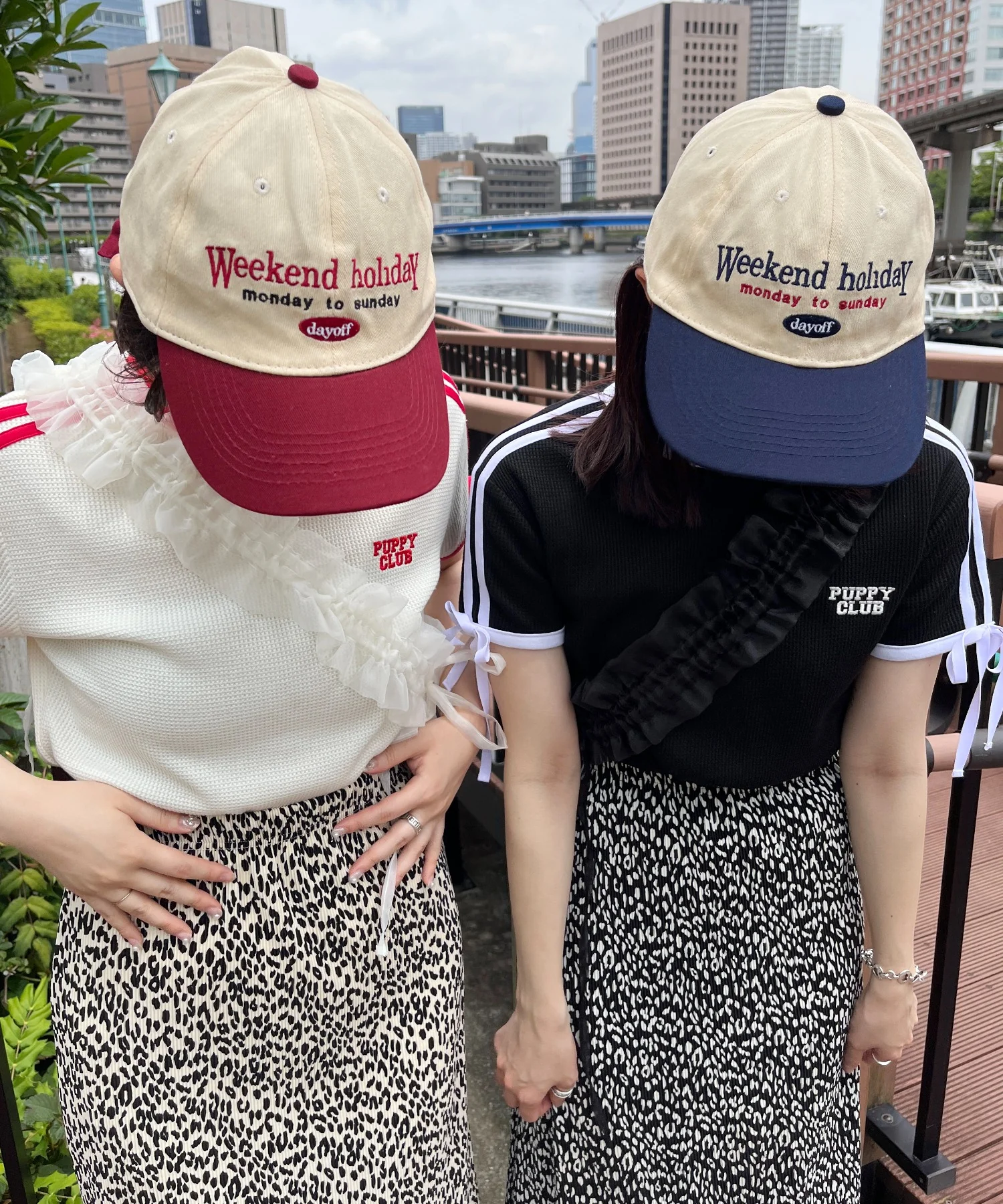 リボンポイント2ラインワッフルTシャツ - Image 18
