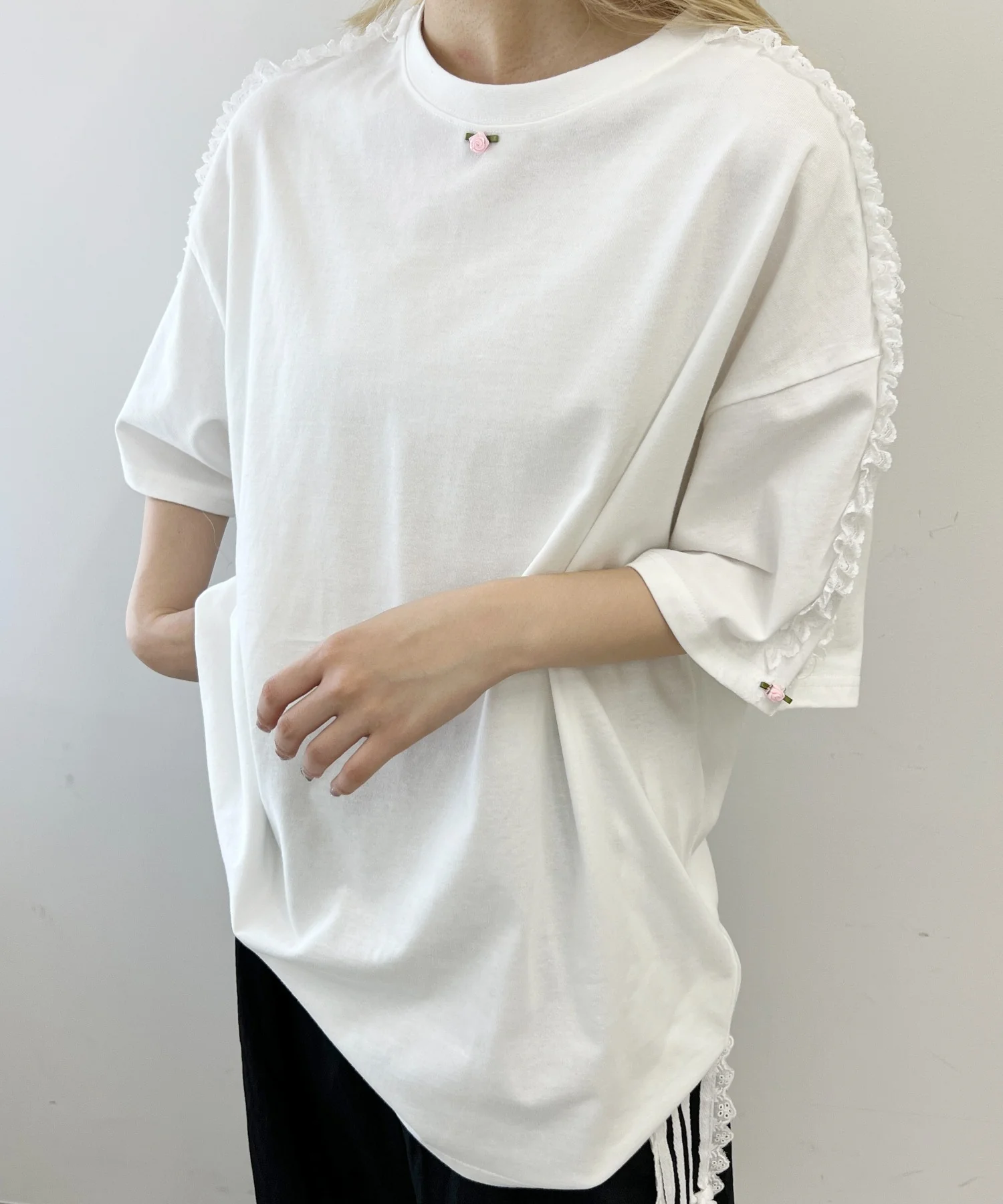 レースラインビッグTシャツ - Image 4