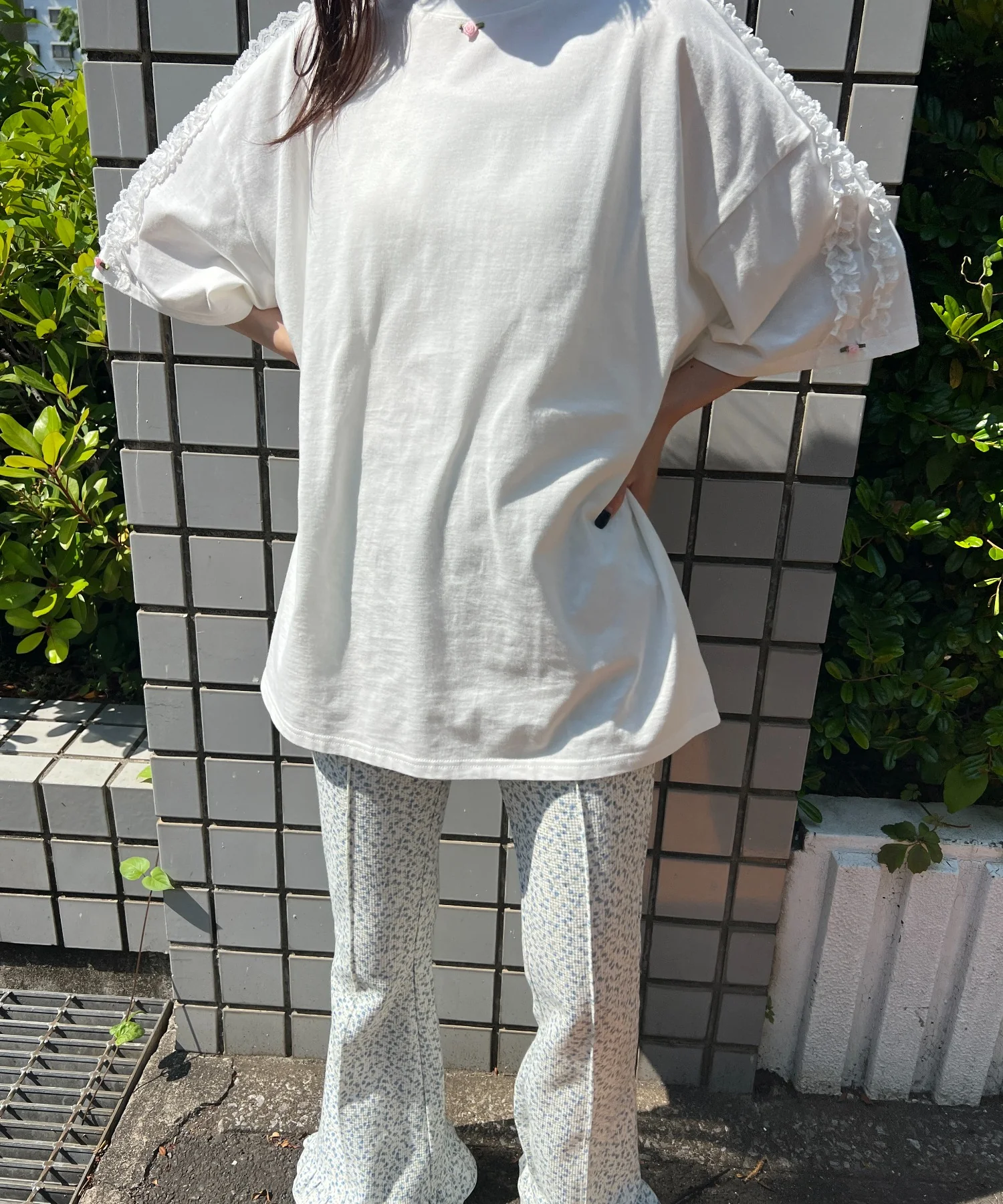 レースラインビッグTシャツ - Image 5