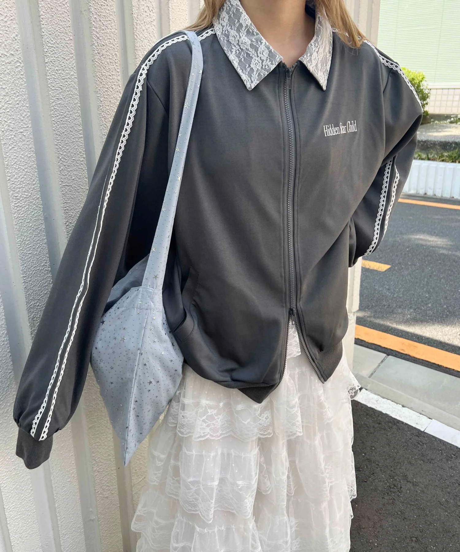 レース襟トラックジャケット - Image 15