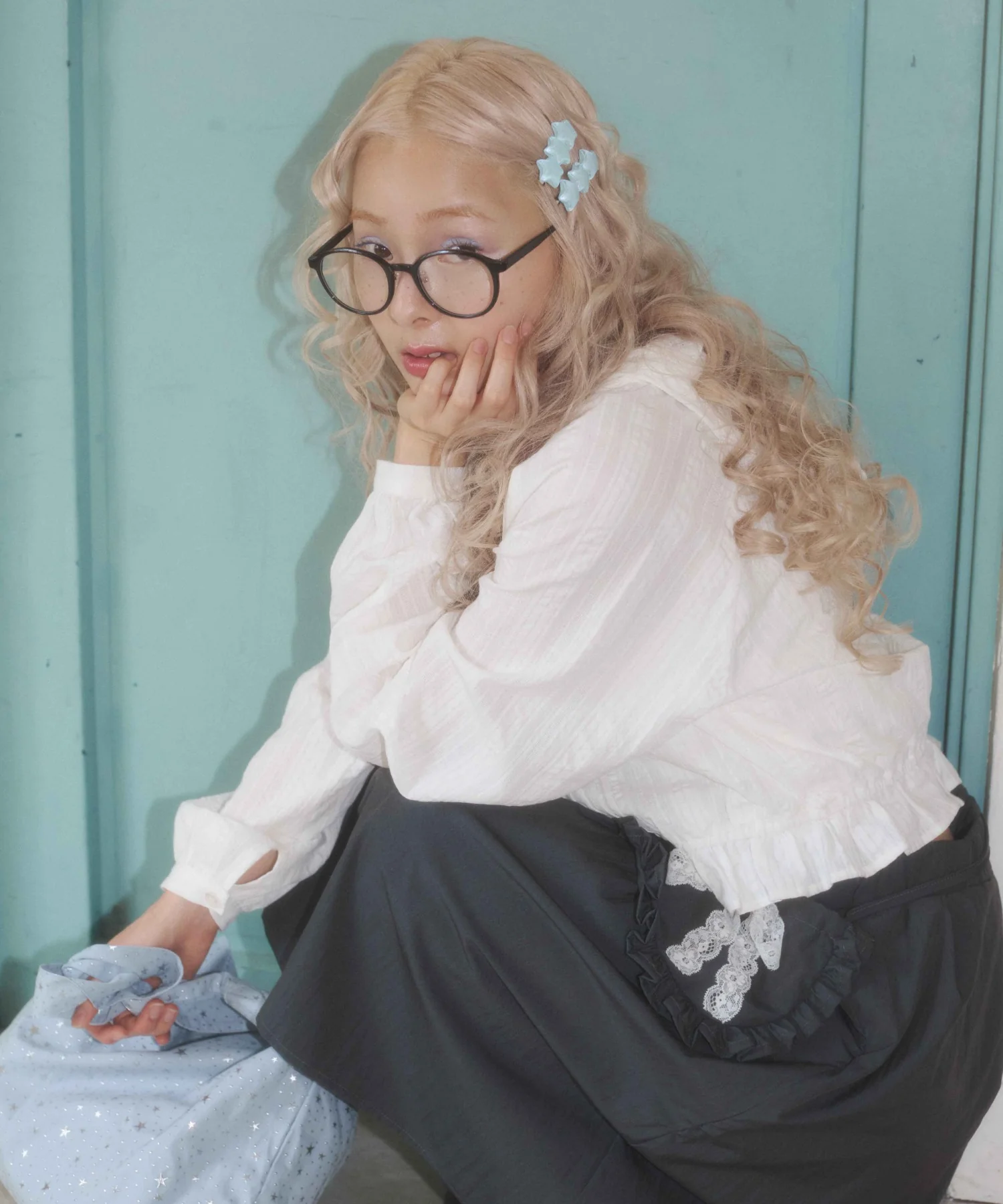 フリルフードシャツ - Image 18