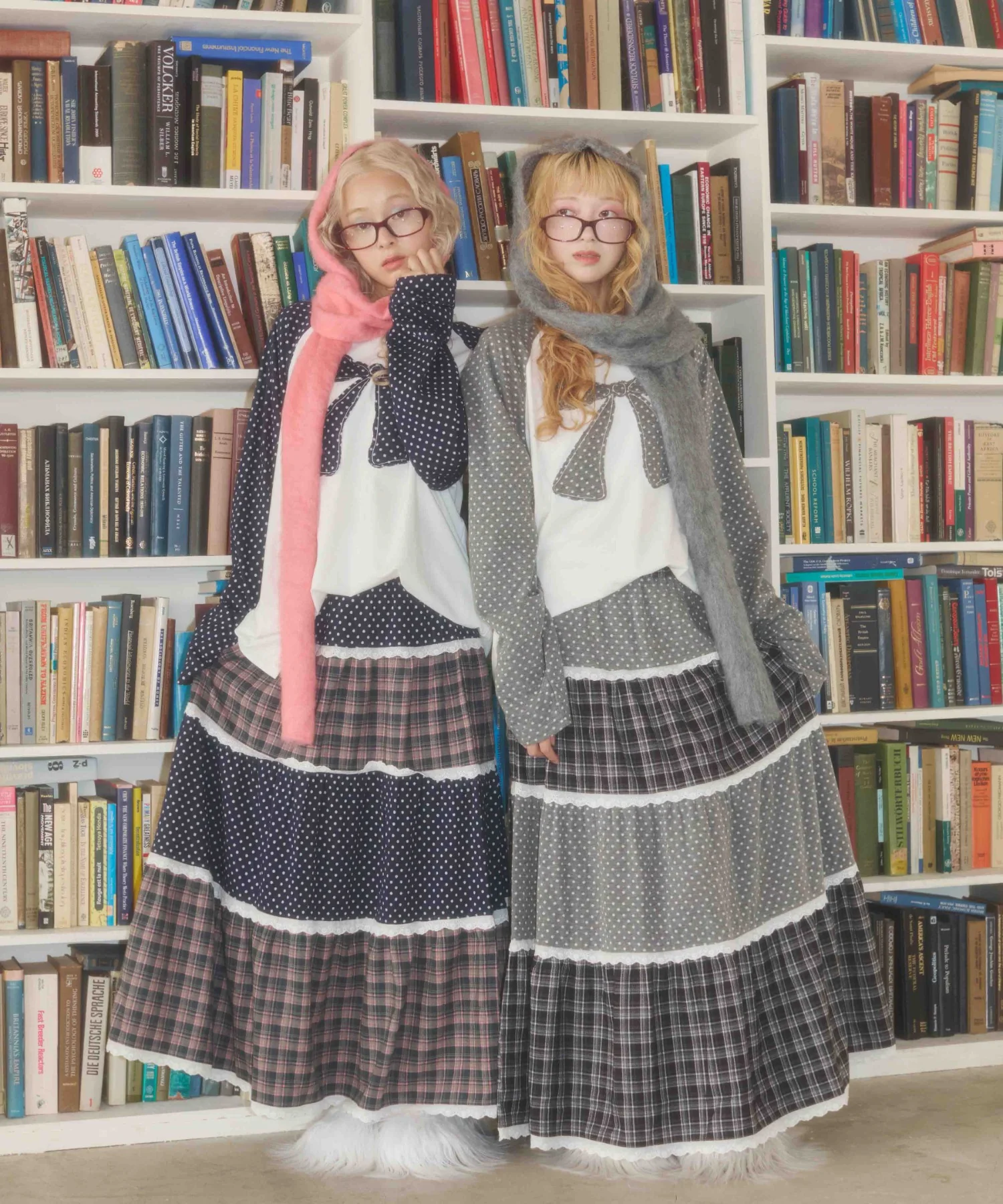 パッチワークティアードスカート - Image 15
