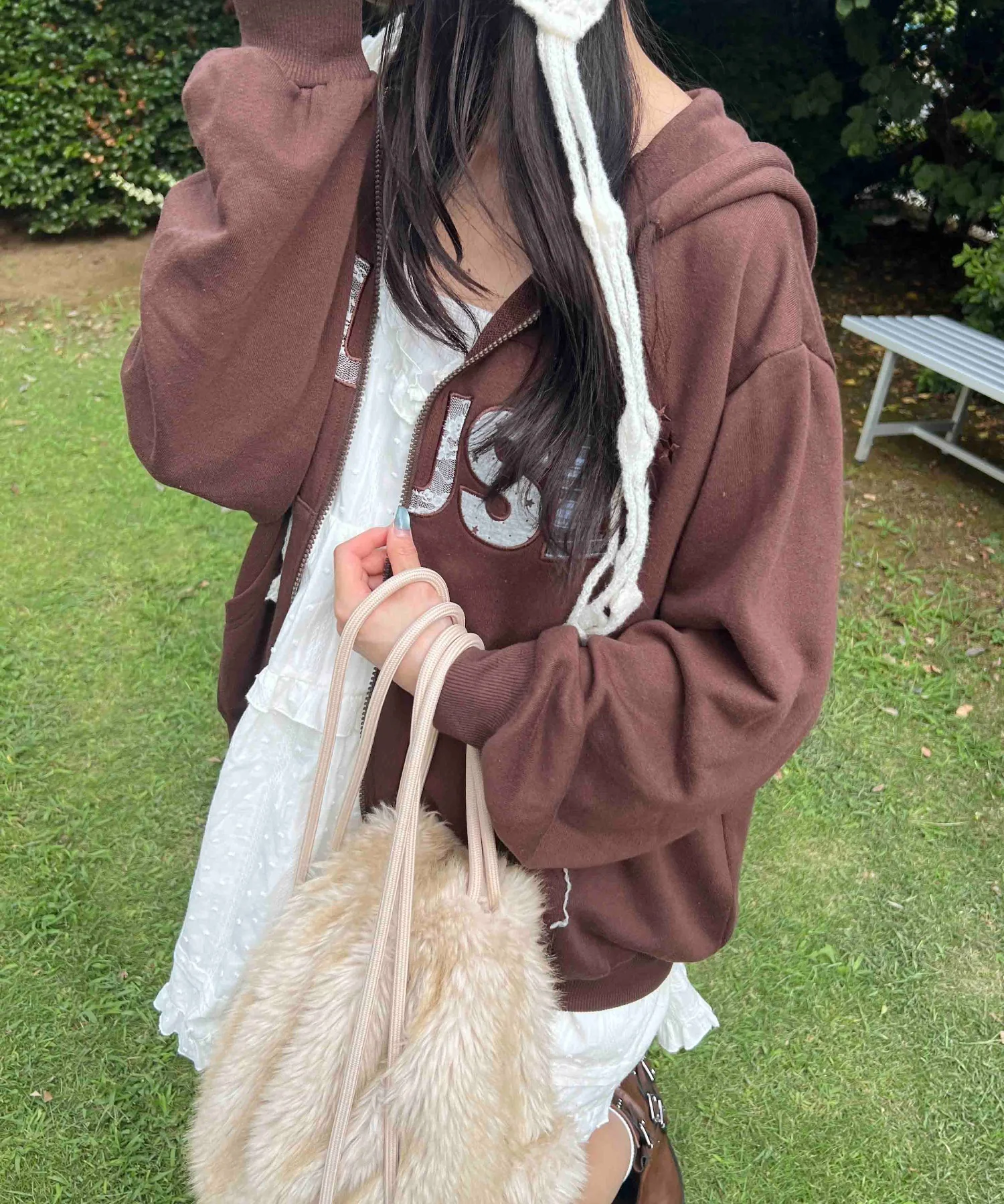 パッチワークロゴパーカー - Image 18