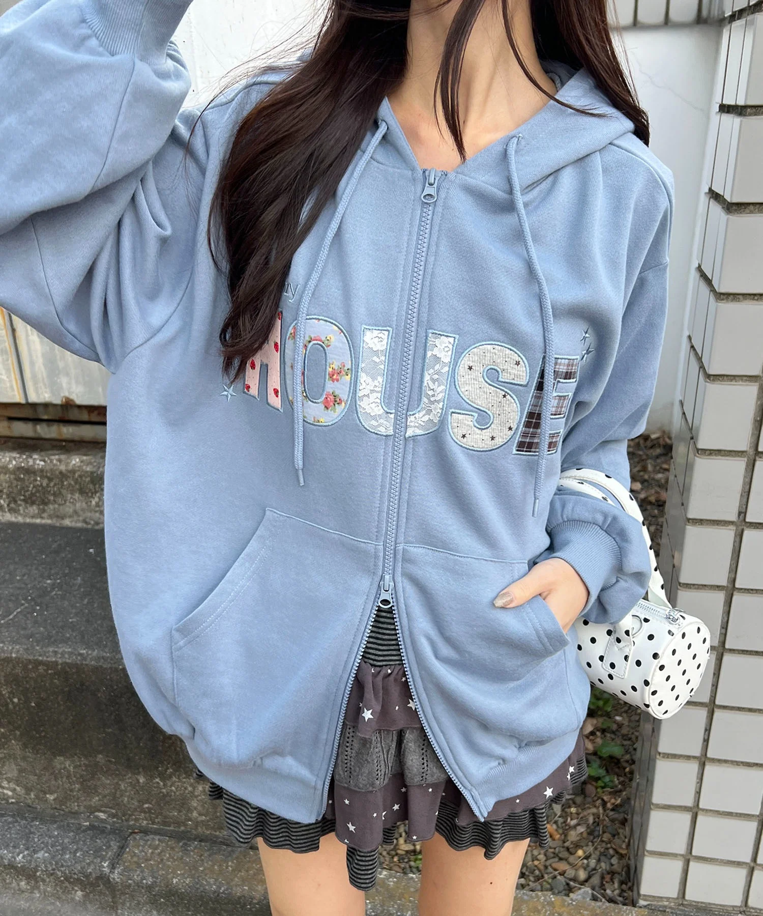 パッチワークロゴパーカー - Image 6