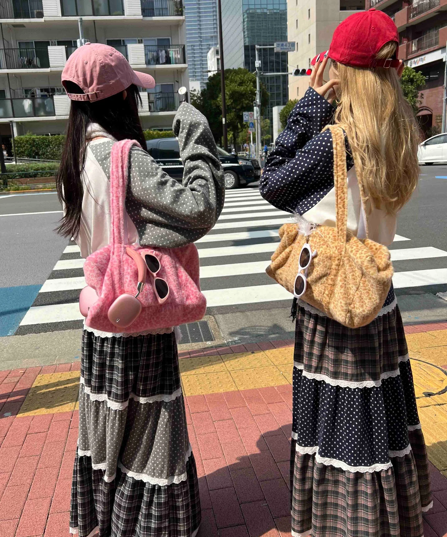 ドットラグランパッチワークロンT - Image 18